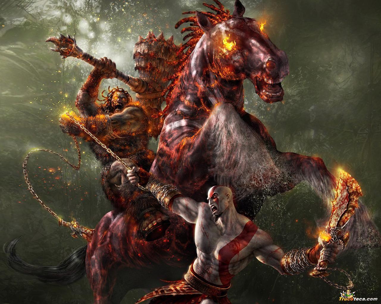 1280x1024 God Of War Desktop