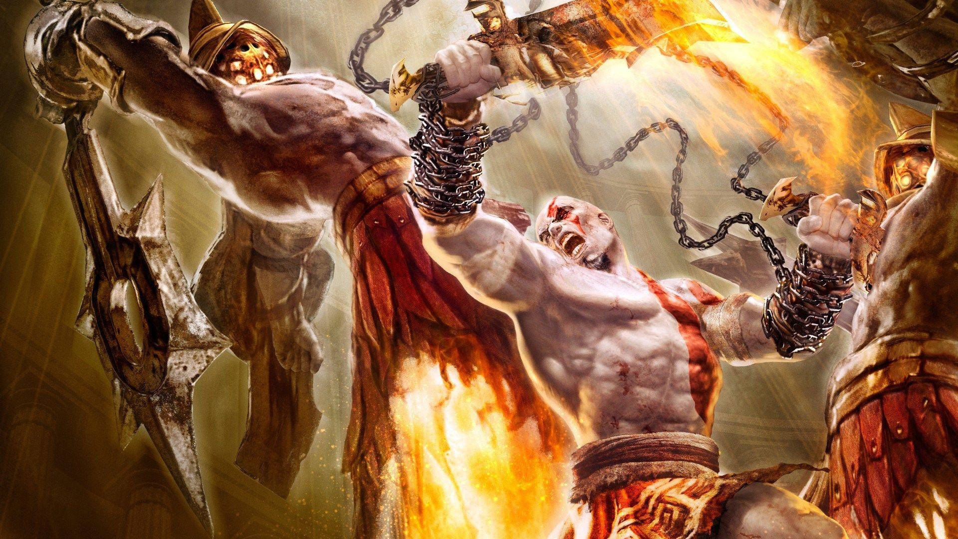 1920x1080 God of War: Chains of Olympus game wallpaper. God of war, Game wallpaper, Wallpaper