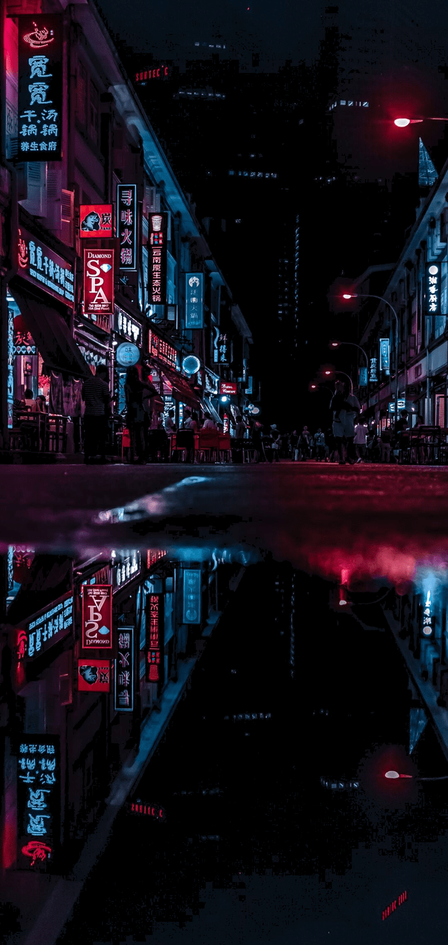 640x1351 Reddit City Light Reflections (1080x2280). Neon wallpaper, City lights wallpaper, Wallpaper iphone neon