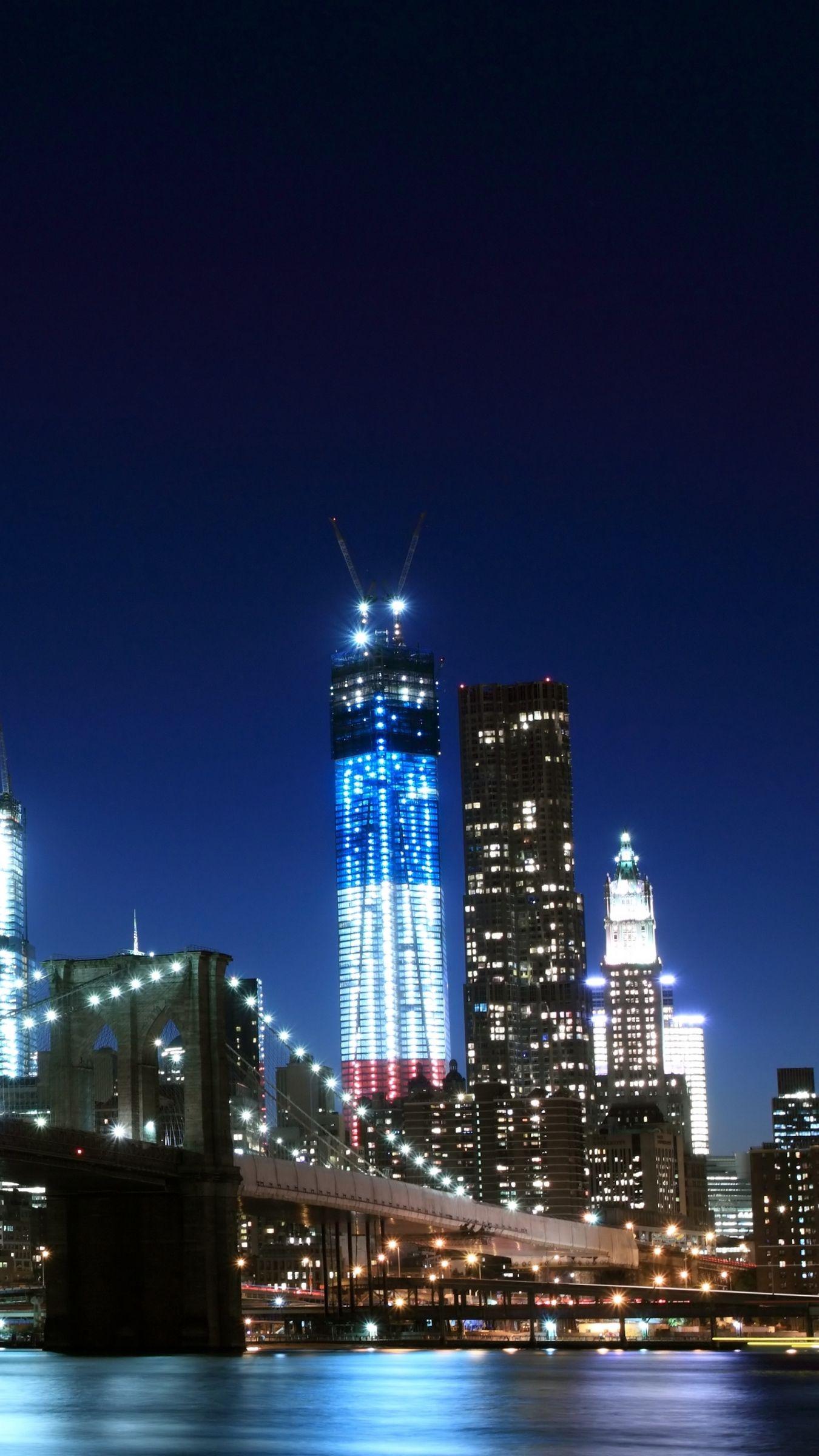 1350x2400 Download wallpaper 1350x2400 brooklyn bridge, new york city, nyc