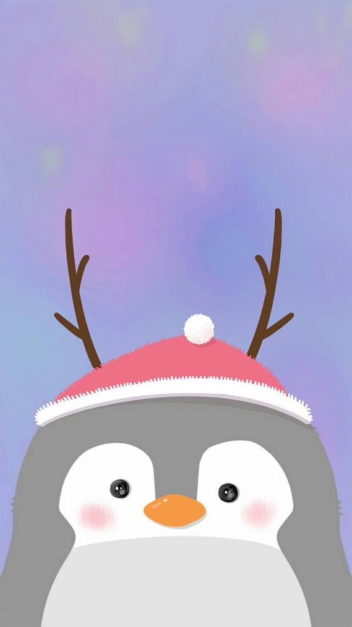 720x1280 Download Christmas Penguin HD Wallpaper and Background