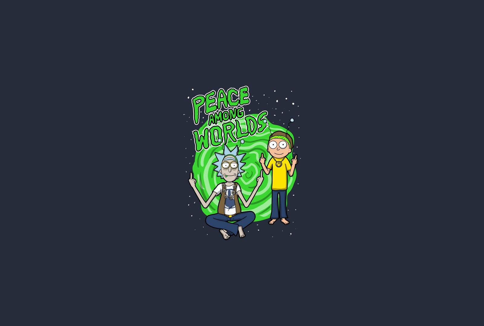 1600x1080 Desktop Wallpaper Rick And Morty, Funny, Humor, Minimal, Tv Series, HD Image, Picture, Background, C67794