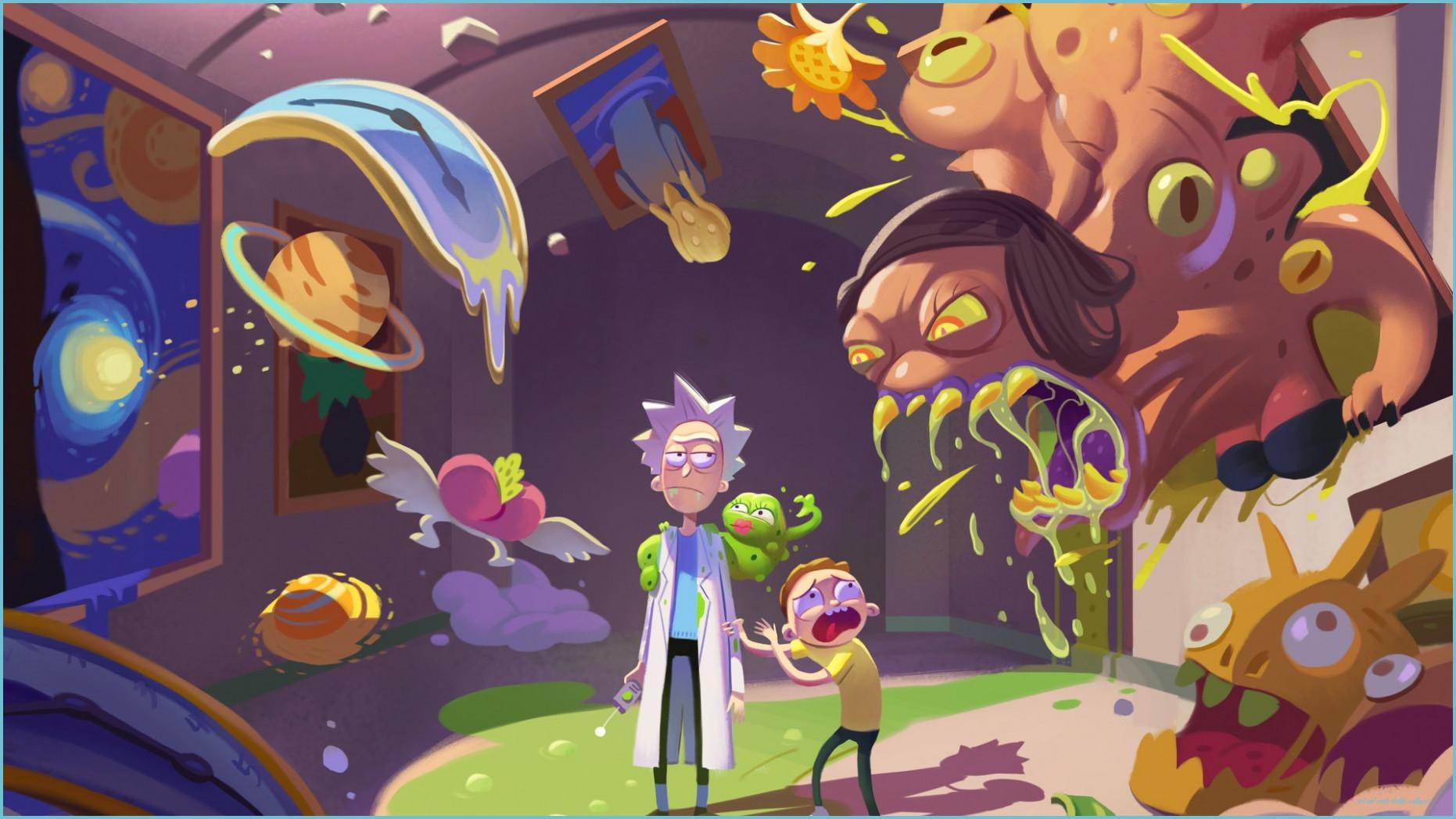 1862x1047 Rick And Morty Desktop Wallpaper With High Resolution Y And Morty Desktop Wallpaper