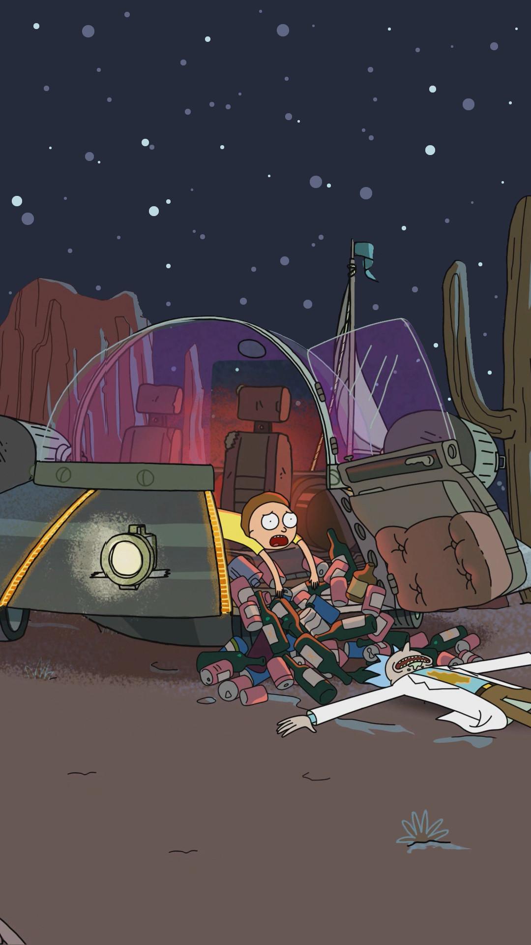 1080x1920 Wallpaper iPhone Wallpaper Rick And Morty Sad