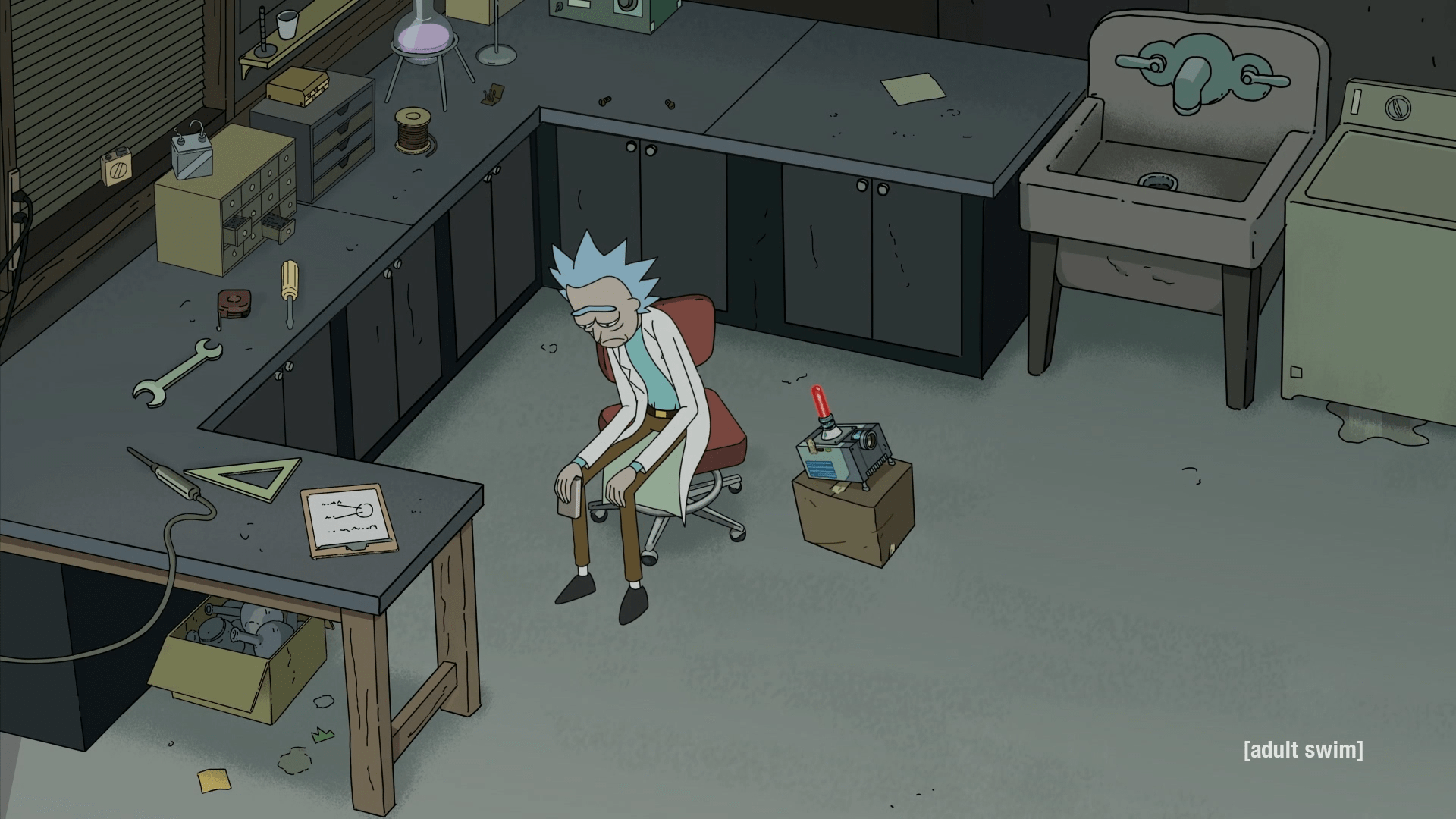 1920x1080 Sad Rick from Rick and Morty [1920x1080] 4K of Wallpaper for Andriod