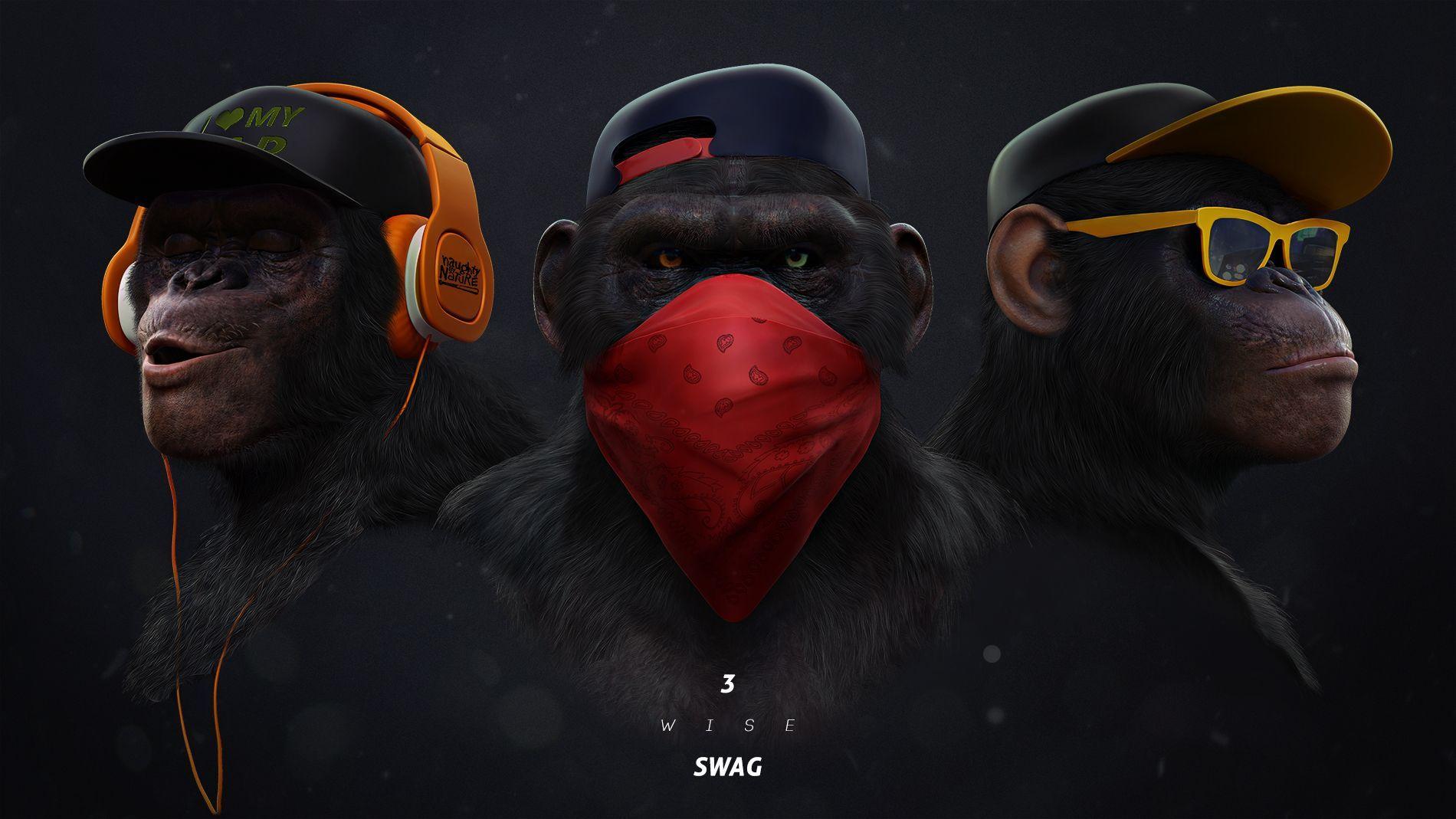 1900x1069 Three Wise Monkeys Wallpaper