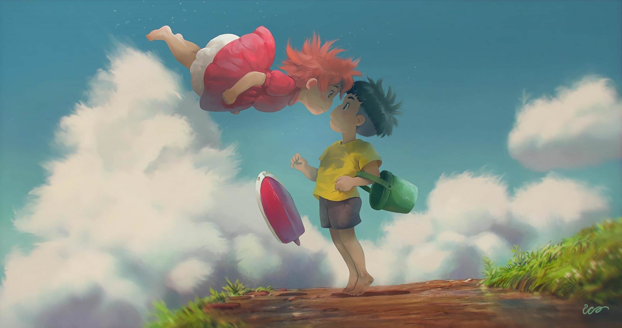 2048x1080 Studio Ghibli wallpaper HD for desktop background