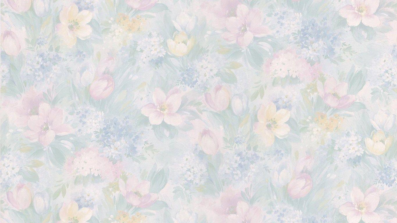 Floral Pastel Aesthetic Desktop Wallpapers Top Free Floral Pastel