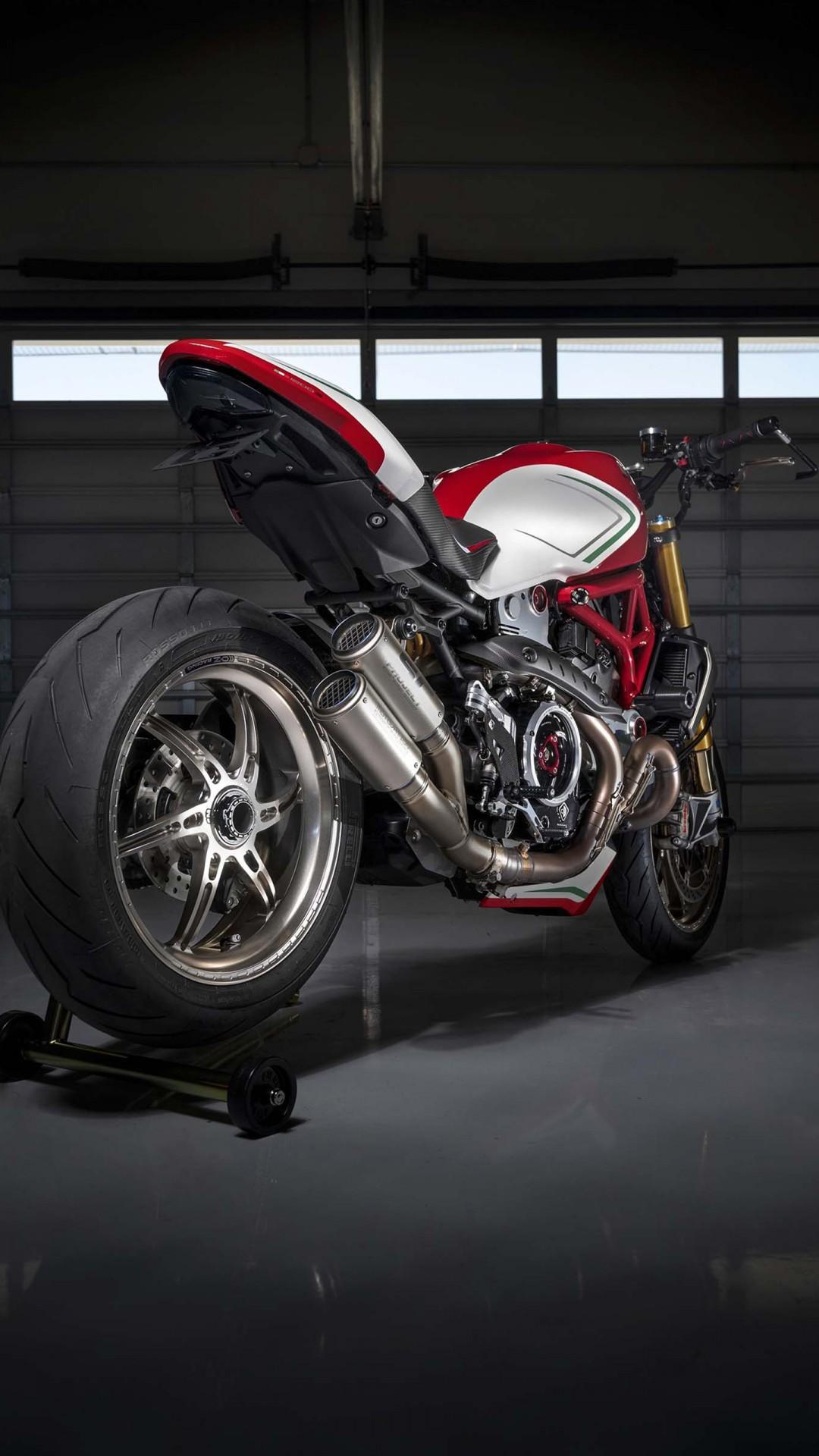 1080x1920 Ducati Monster 1200 Tricolore by Motovation 2019 4K Wallpaper