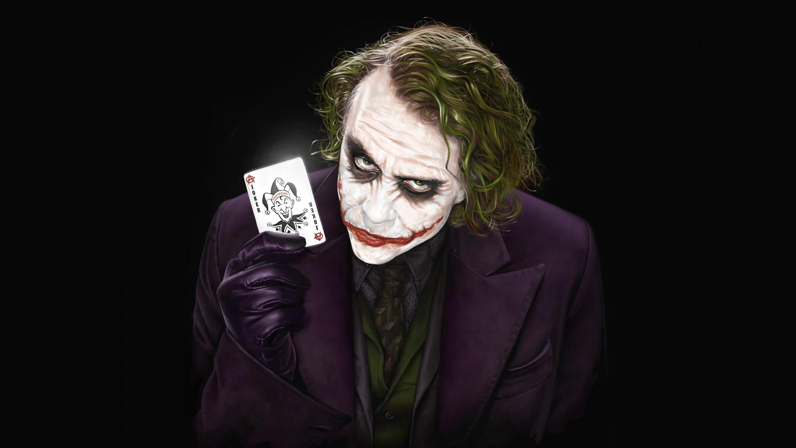 2560x1440 Download 2560x1440 Joker, Heath Ledger Wallpaper for iMac 27 inch