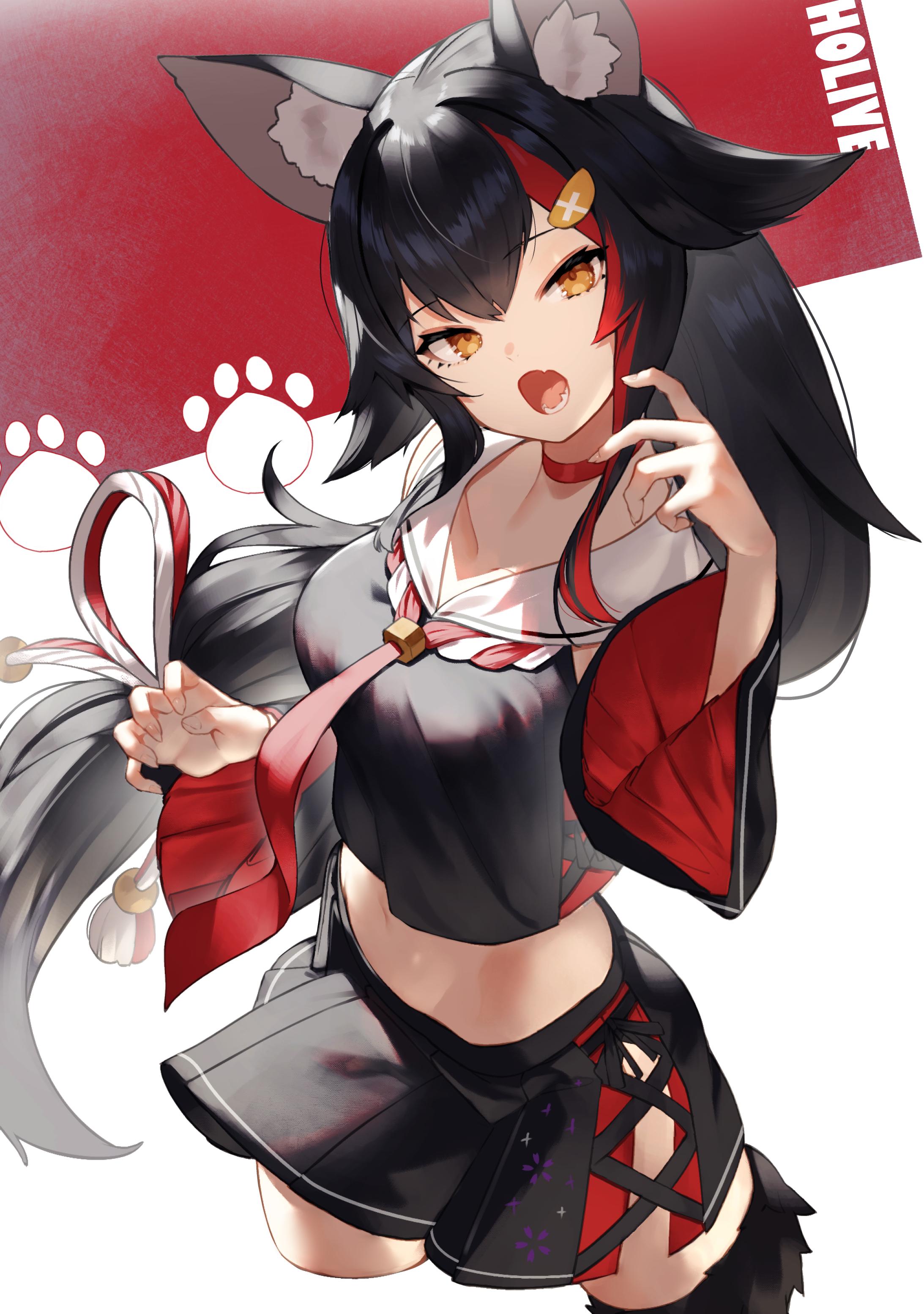 2186x3108 Ookami Mio Channel Anime Image Board