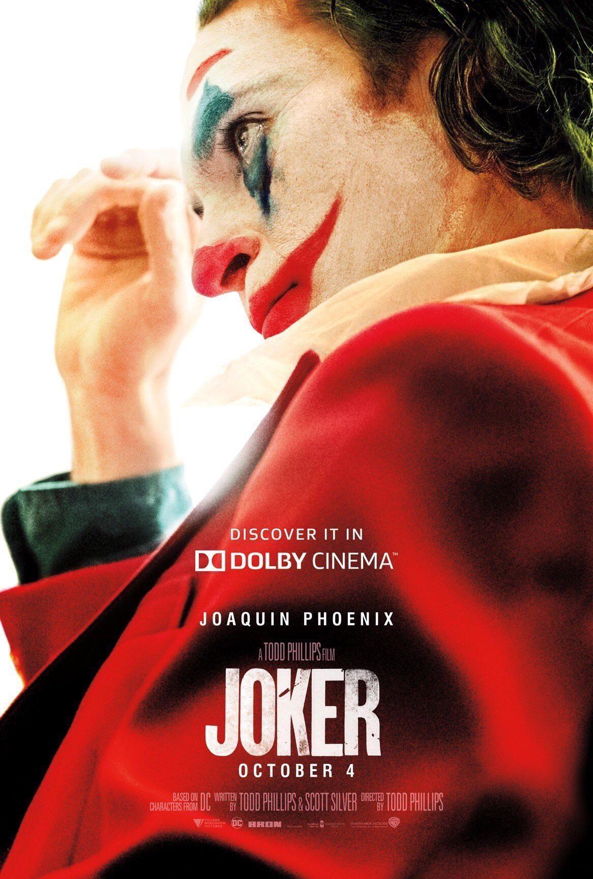 1166x1728 Fandango and Dolby Cinema release new Joker movie posters