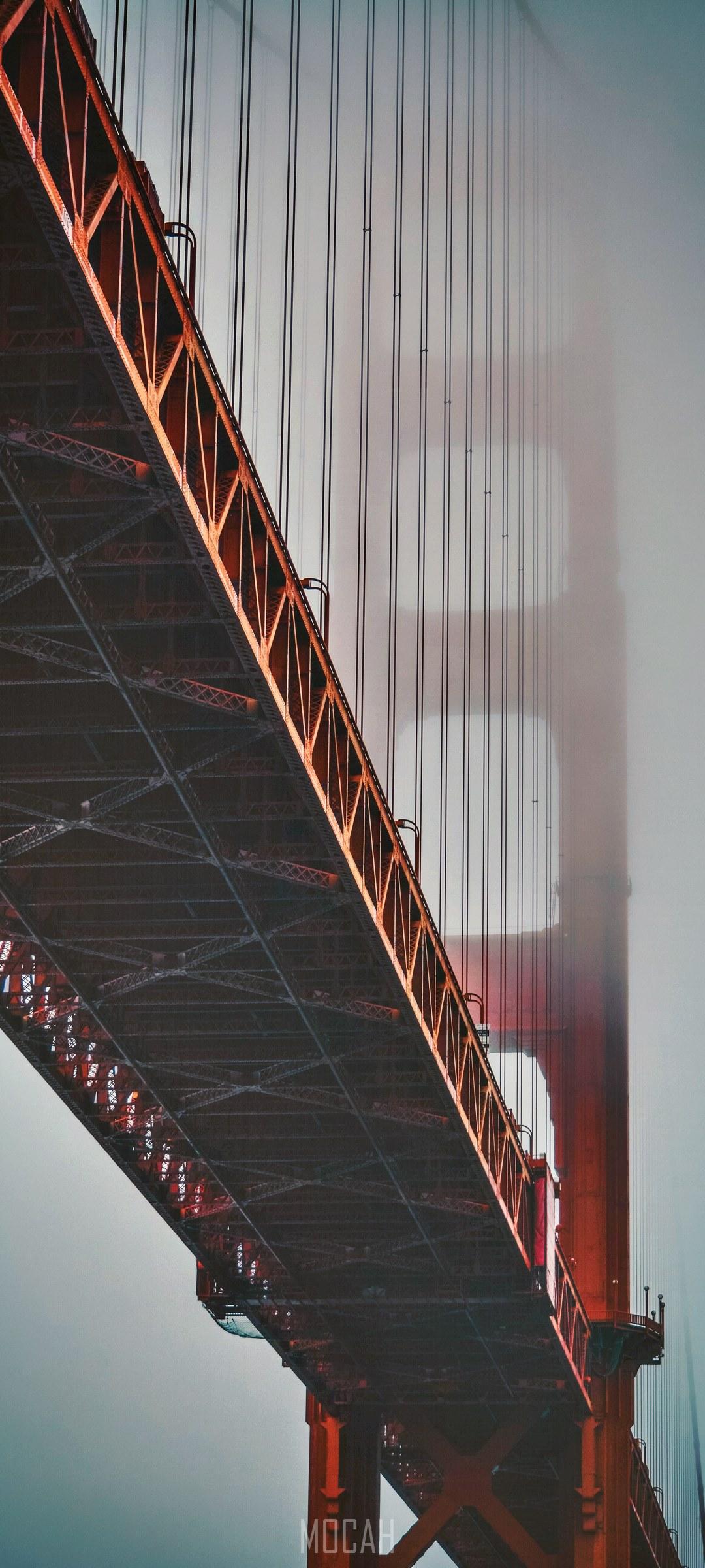 1080x2400 fog bottom view golden gate bridge and wallpaper hd, Honor 30S wallpaper HD download, 1080x2400. Mocah HD Wallpaper