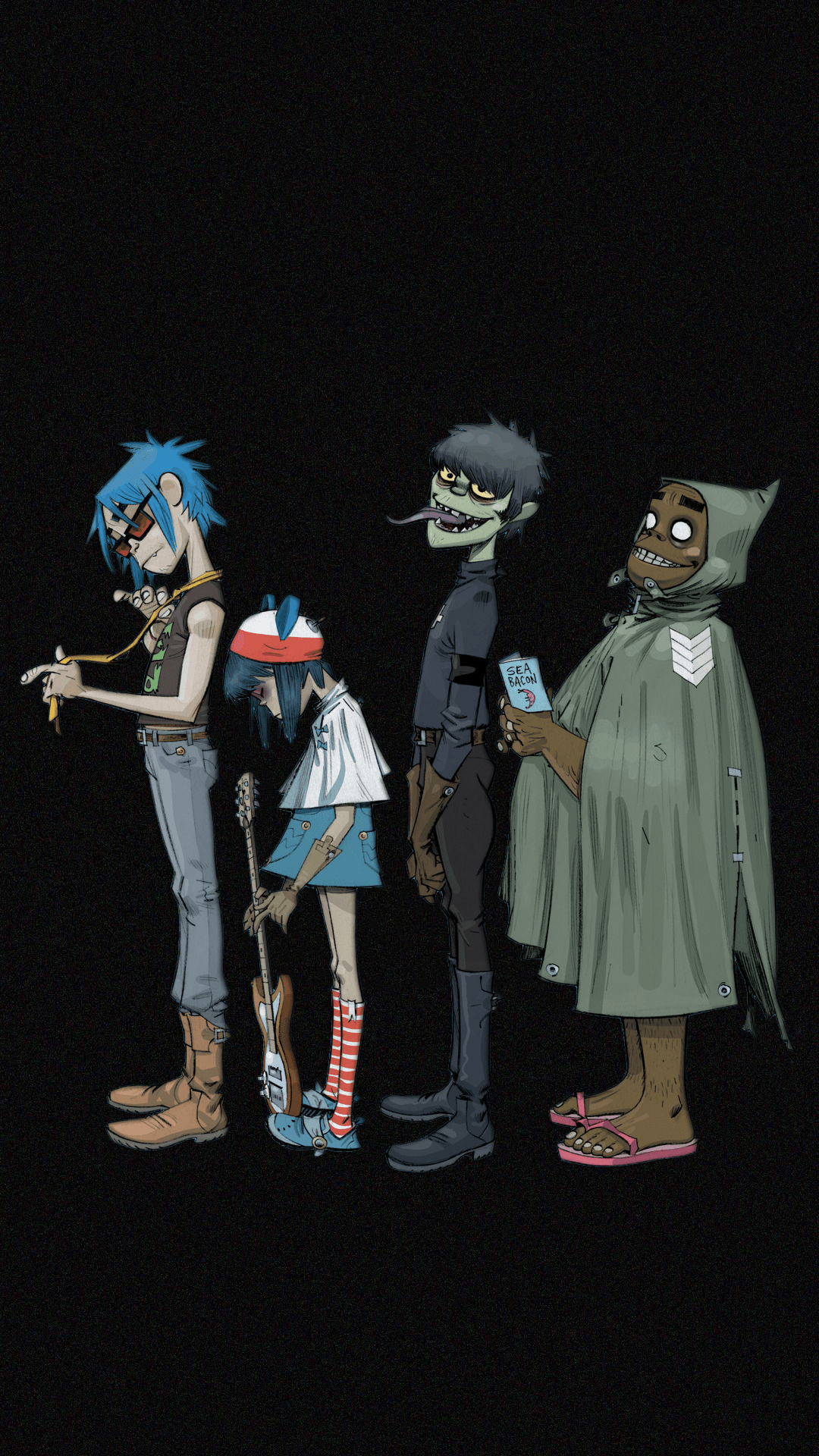 1080x1920 Gorillaz Wallpaper Android