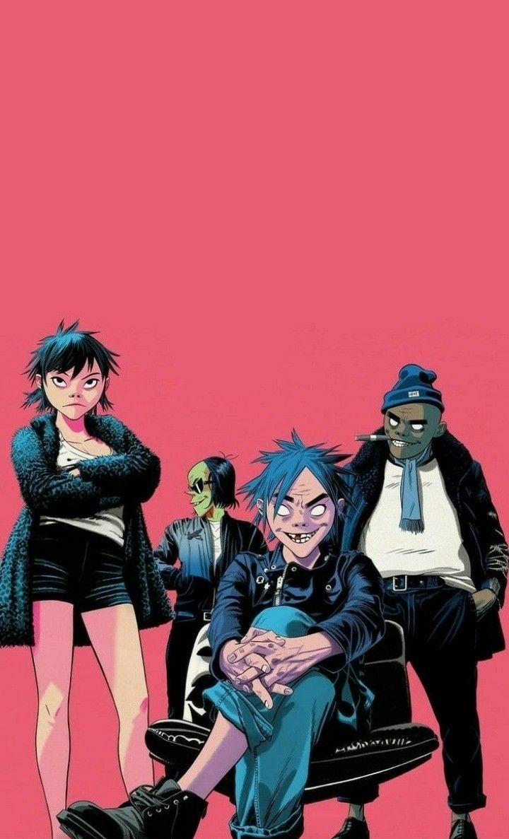 720x1187 Gorillaz Lockscreen Wallpaper. Gorillaz, Gorillaz Wallpaper, Gorillaz Art