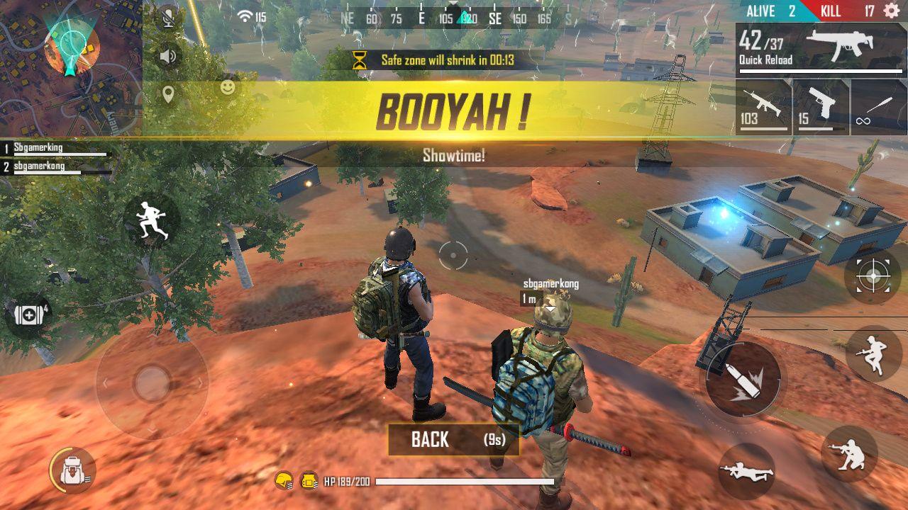 1280x720 Kill Rank Match BOOYAH !! Free Fire Gamerking. Booyah, Photo logo design, Free video background