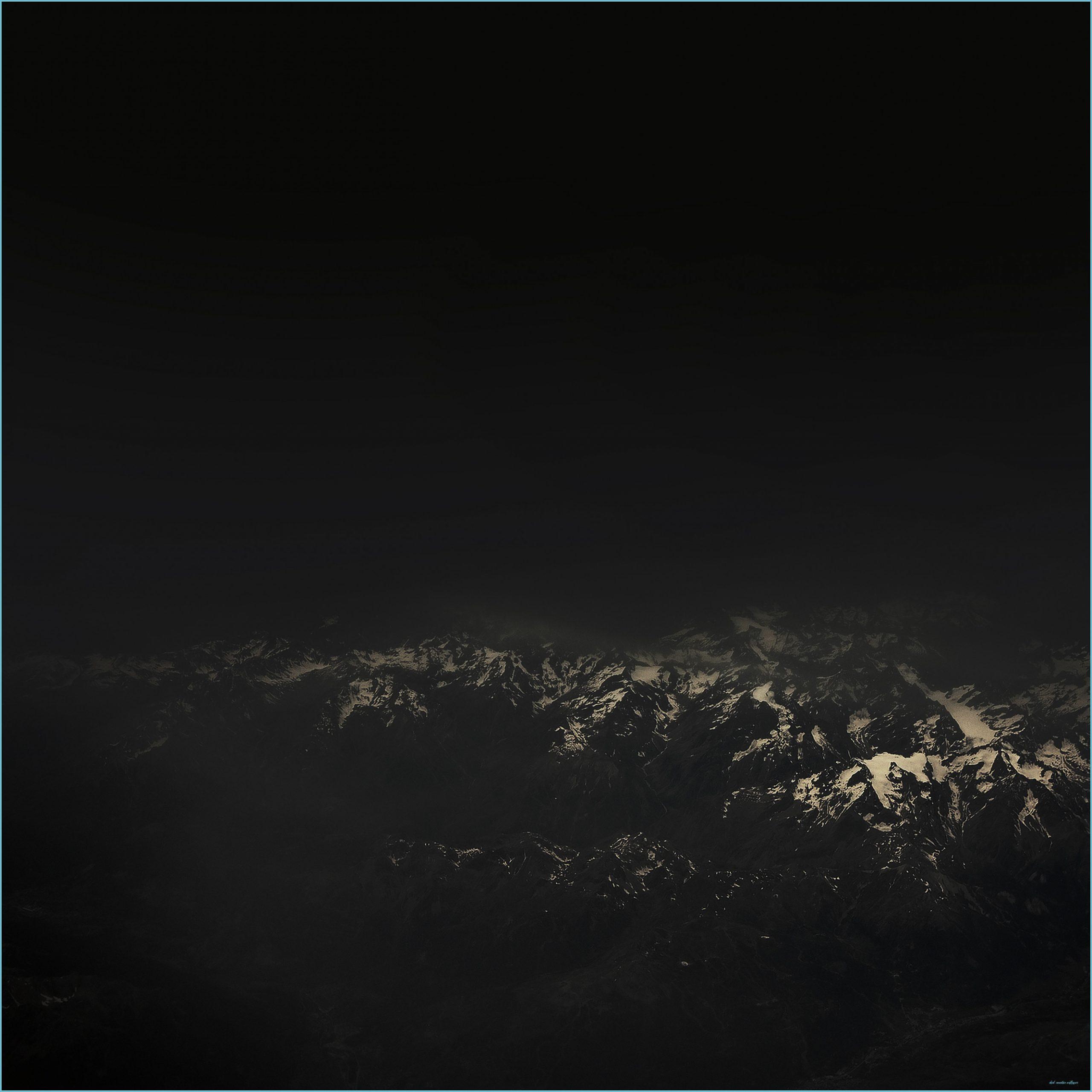 2560x2560 Me12 The Alps Dark Mountain Sky View Wallpaper Mountain Wallpaper