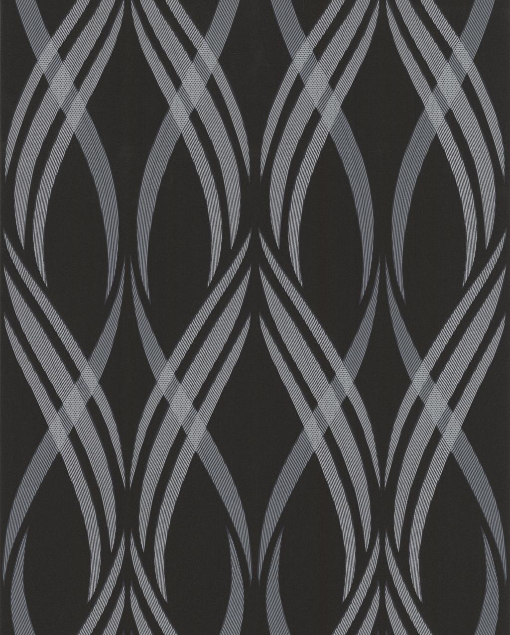 1024x1276 Black Silver Wallpaper Designer Wallcovering Home Wallpaper HD Wallpaper