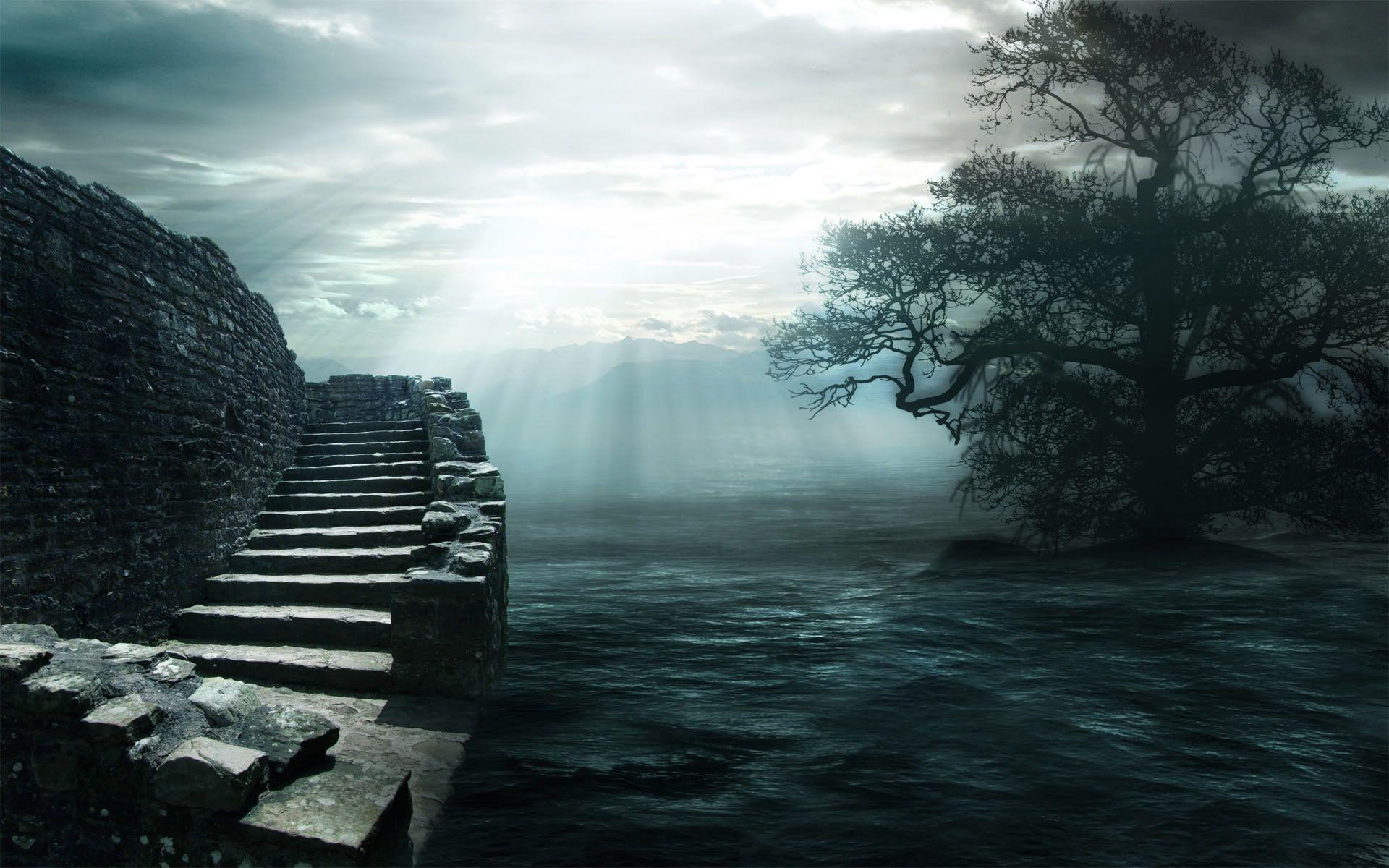 1920x1200 Cloudy Day. Nature wallpaper, Dark nature wallpaper, Dark nature