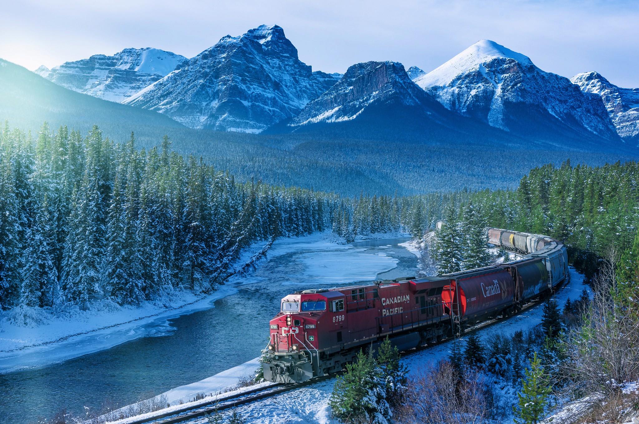 Mountain Train Wallpapers - Top Free Mountain Train Backgrounds -  WallpaperAccess