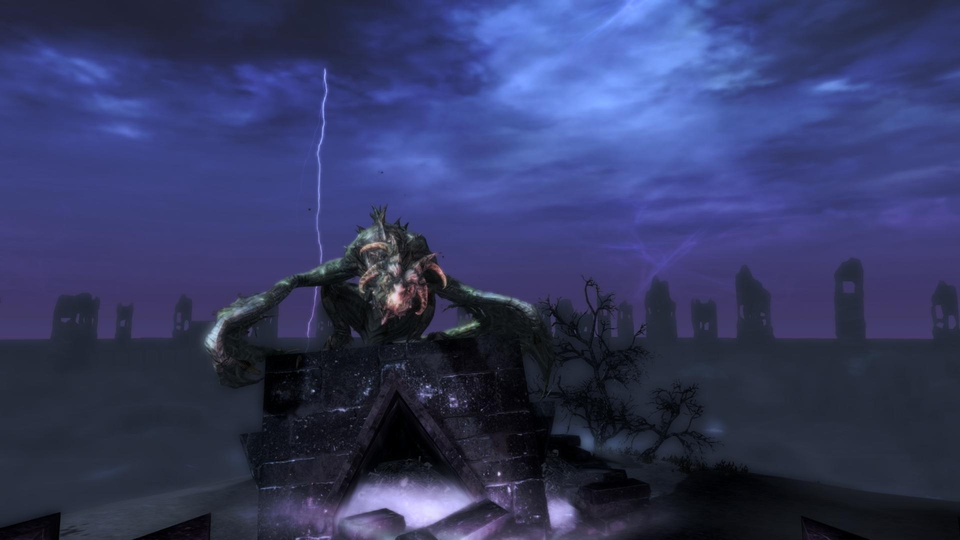 1920x1080 The Elder Scrolls Skyrim Dawnguard Soul Cairn Durnehviir Lighting wallpaperx1080