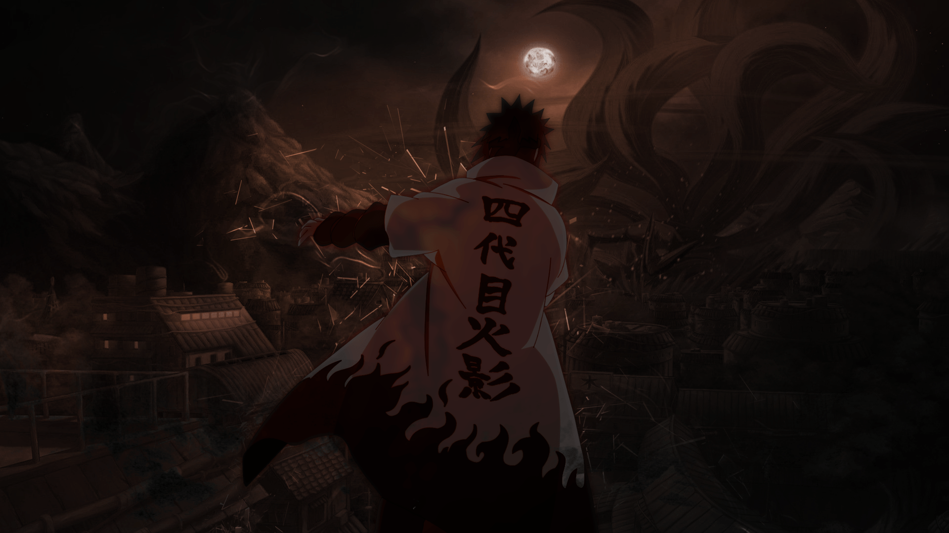1920x1080 Kurama Naruto Minato Namikaze Wallpaper:1920x1080