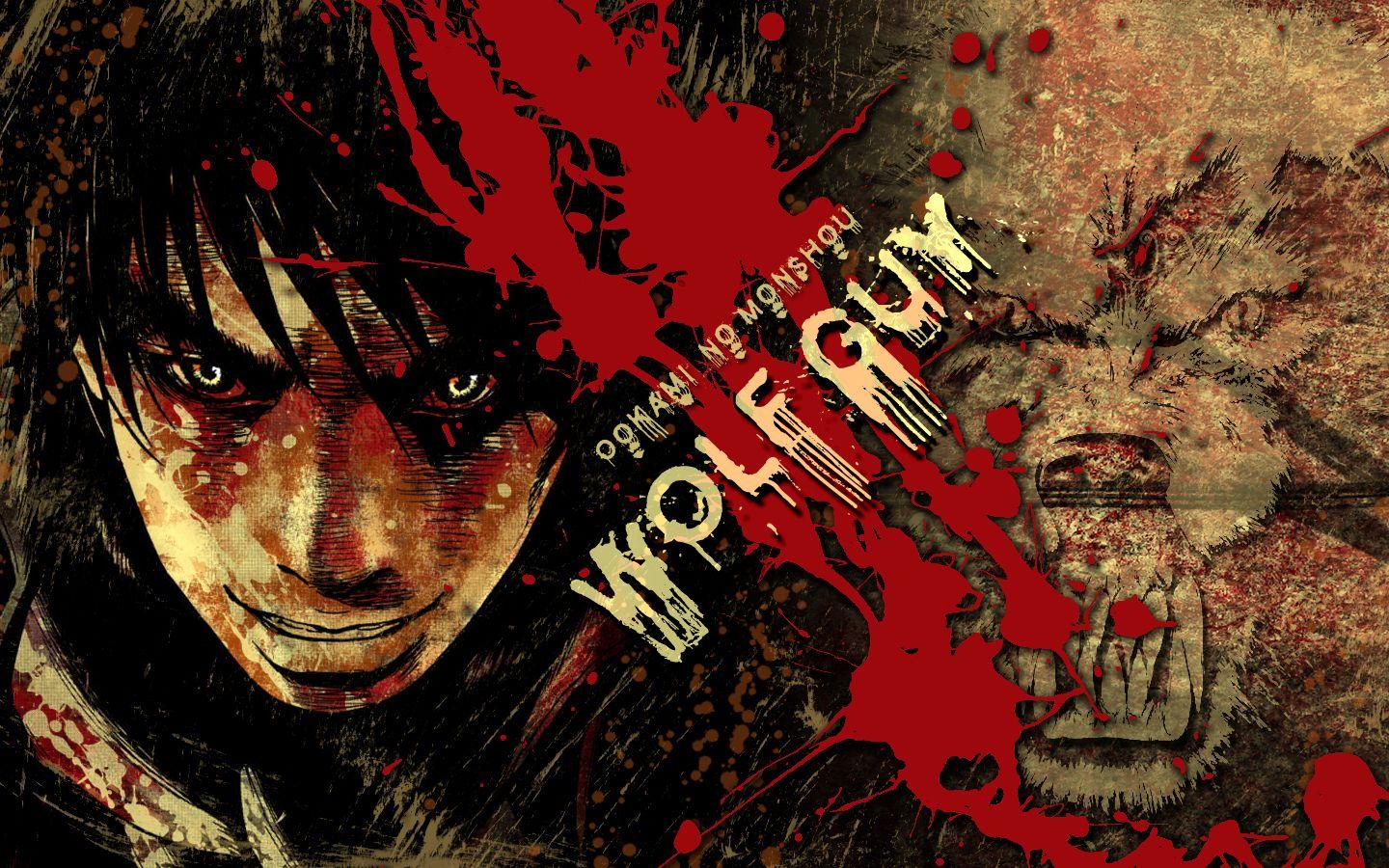 1440x900 Manga image wolf guy wolfen crest akira inugami HD wallpaper