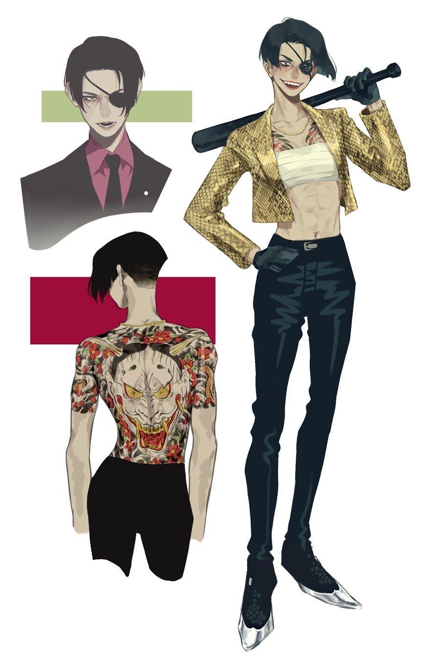 873x1358 Yakuza Majima Tattoo