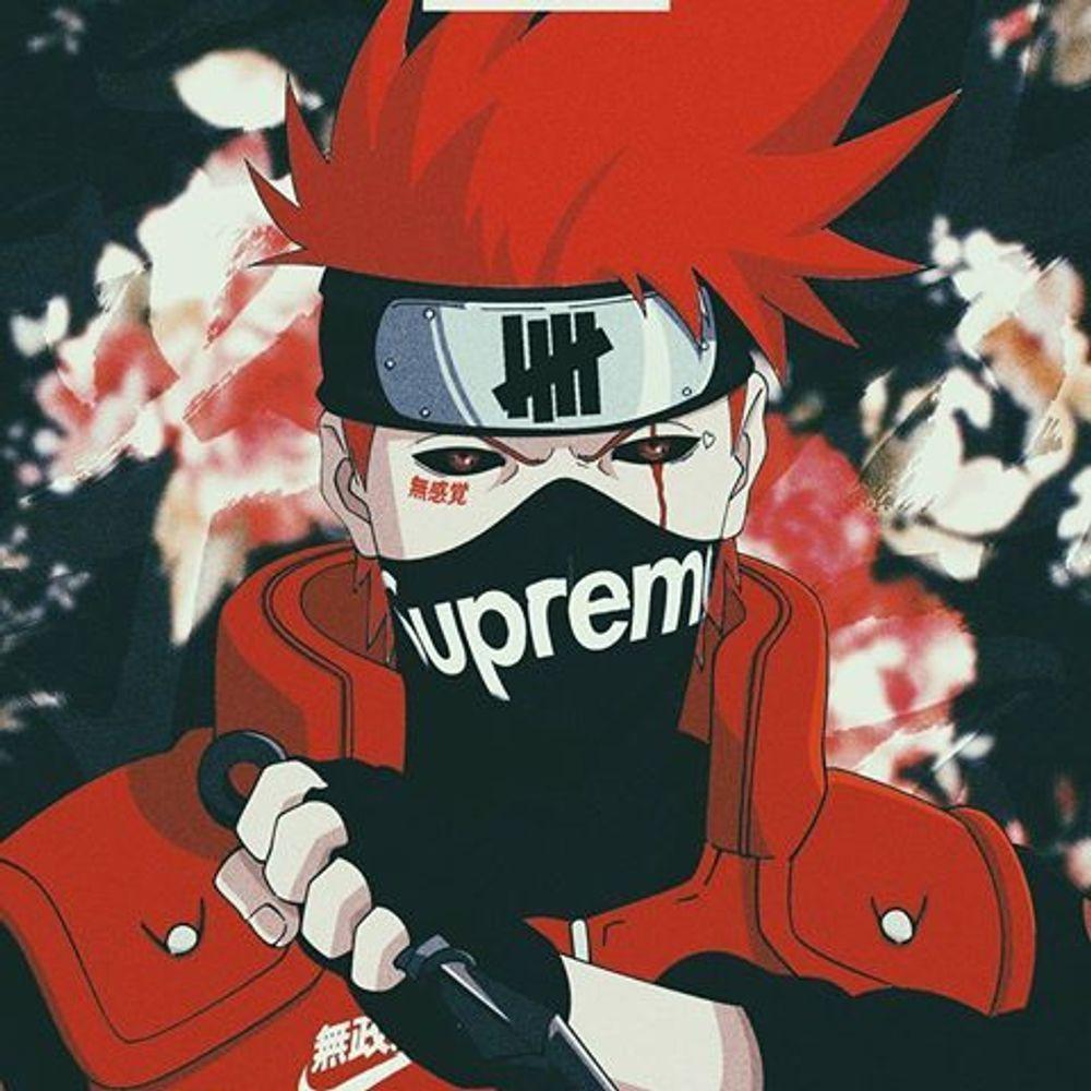 1000x1000 nike wallpaper, cartoon, anime, naruto, animated cartoon, illustration