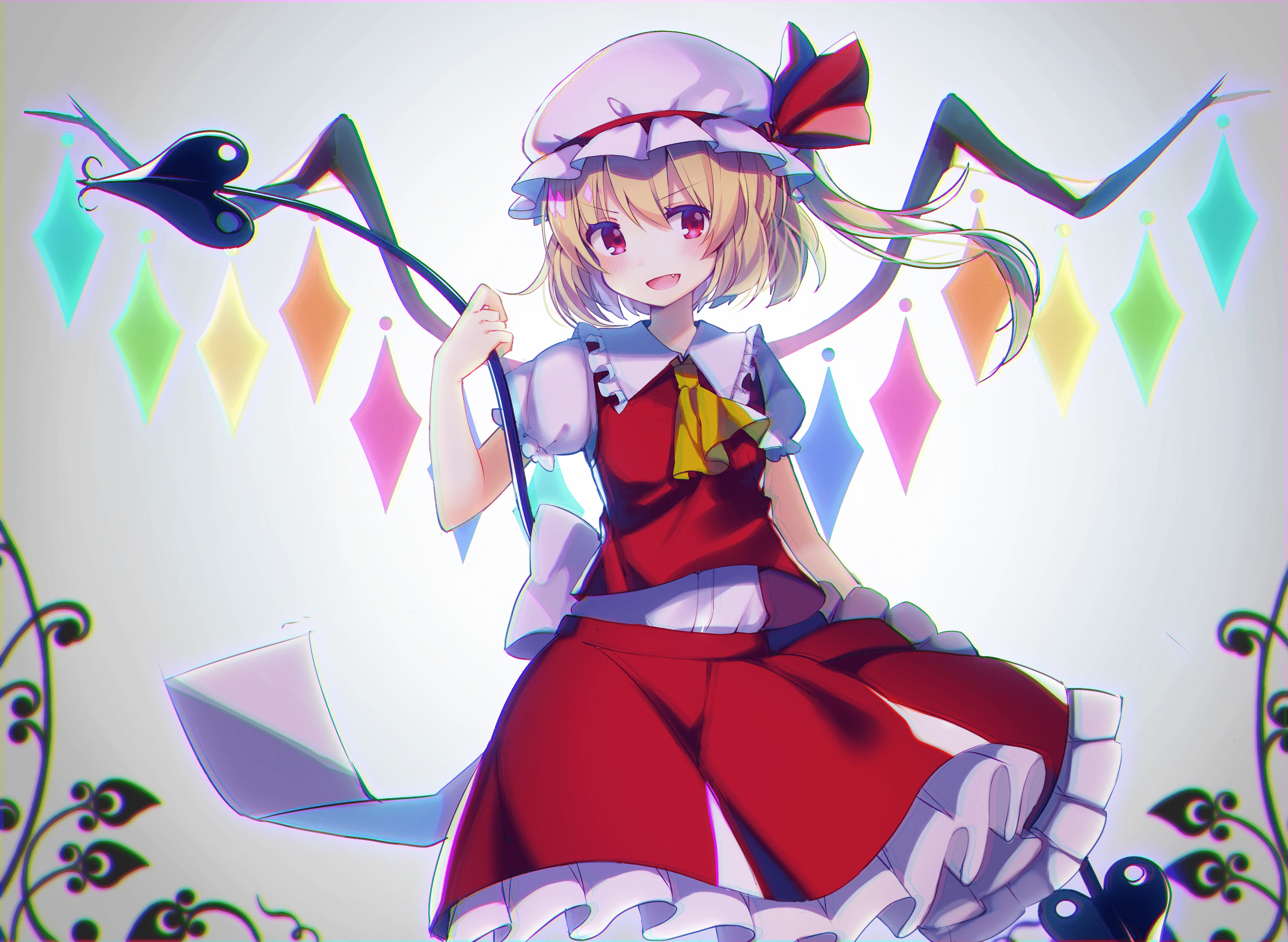 2668x1951 Flandre Scarlet HD Wallpaper