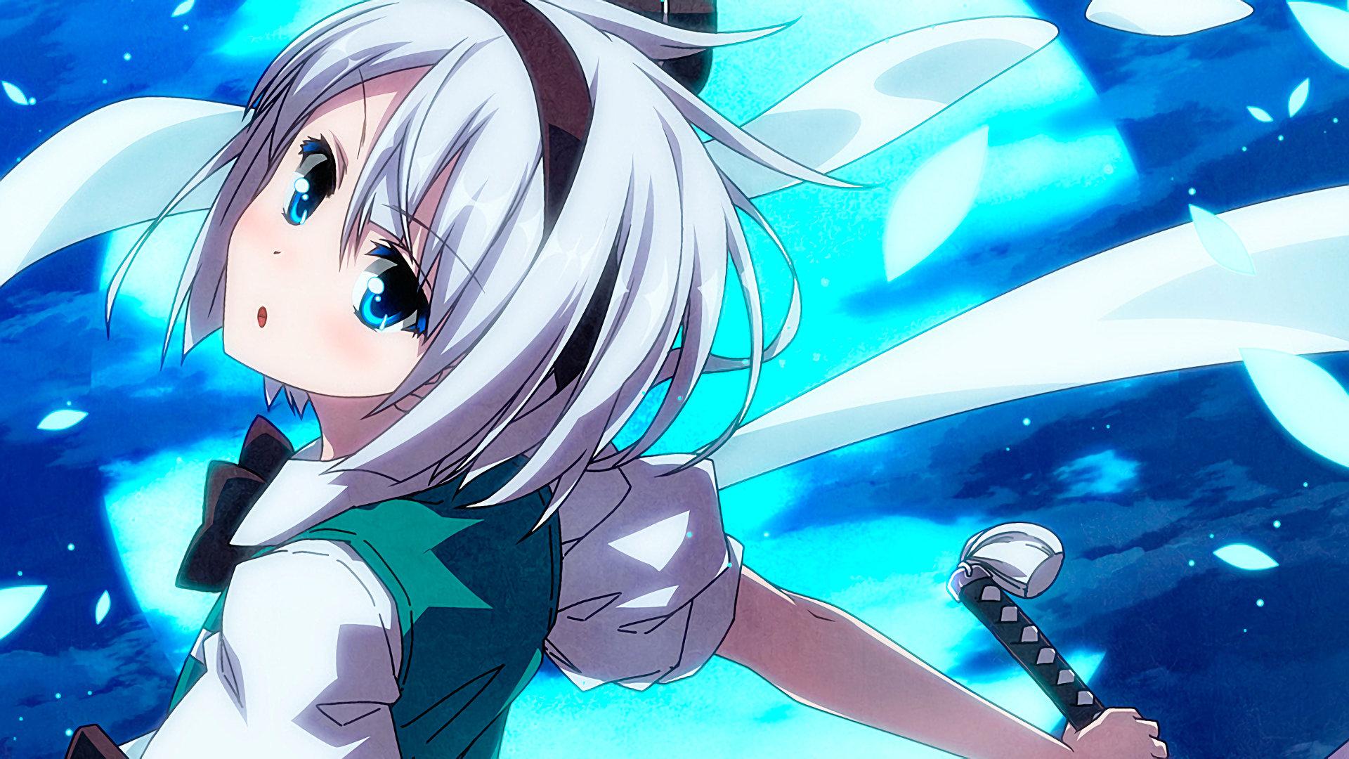 1920x1080 Awesome Youmu Konpaku free wallpaper for 1080p computer