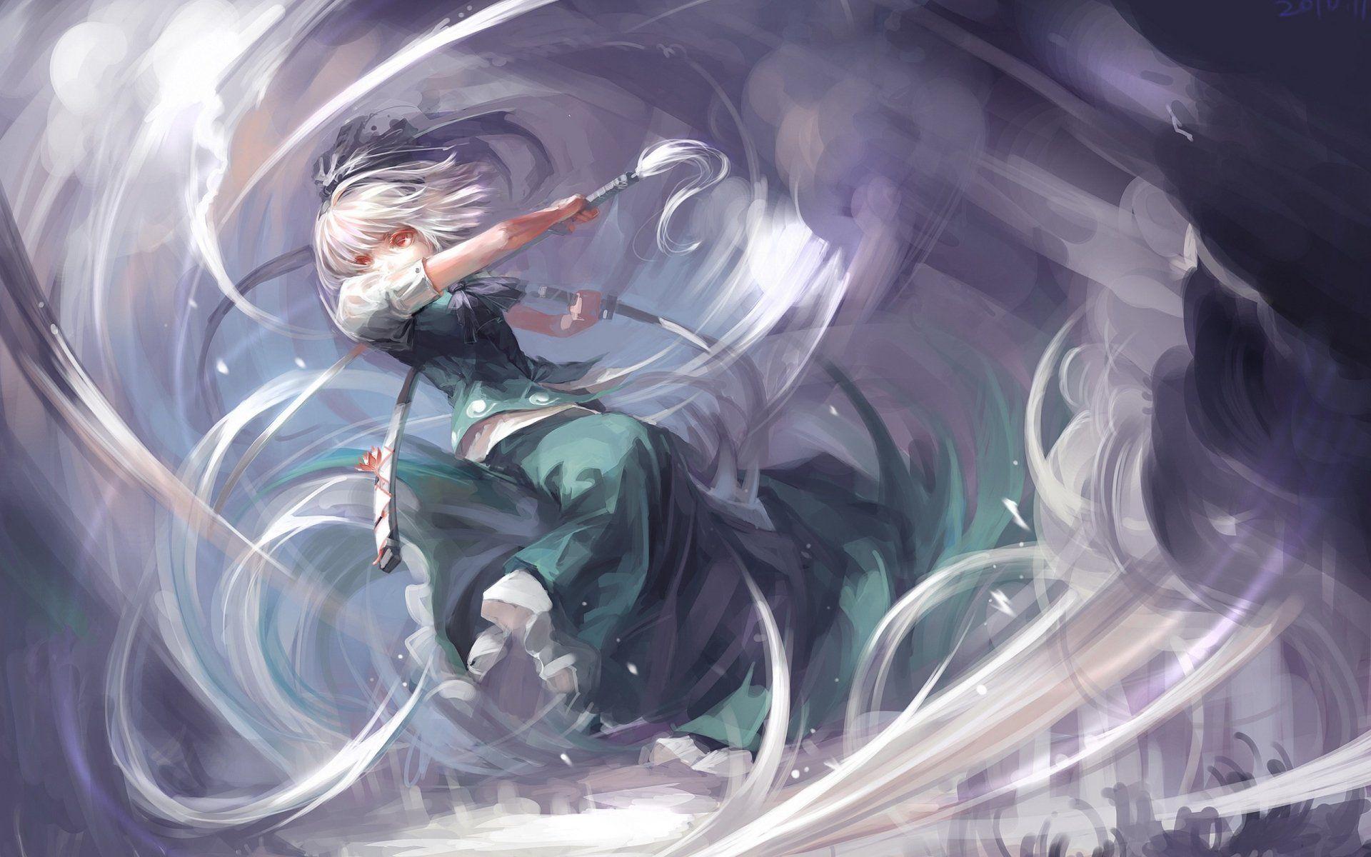 1920x1200 Anime Touhou Youmu Konpaku Wallpaper. Anime witch, Anime, Anime wallpaper