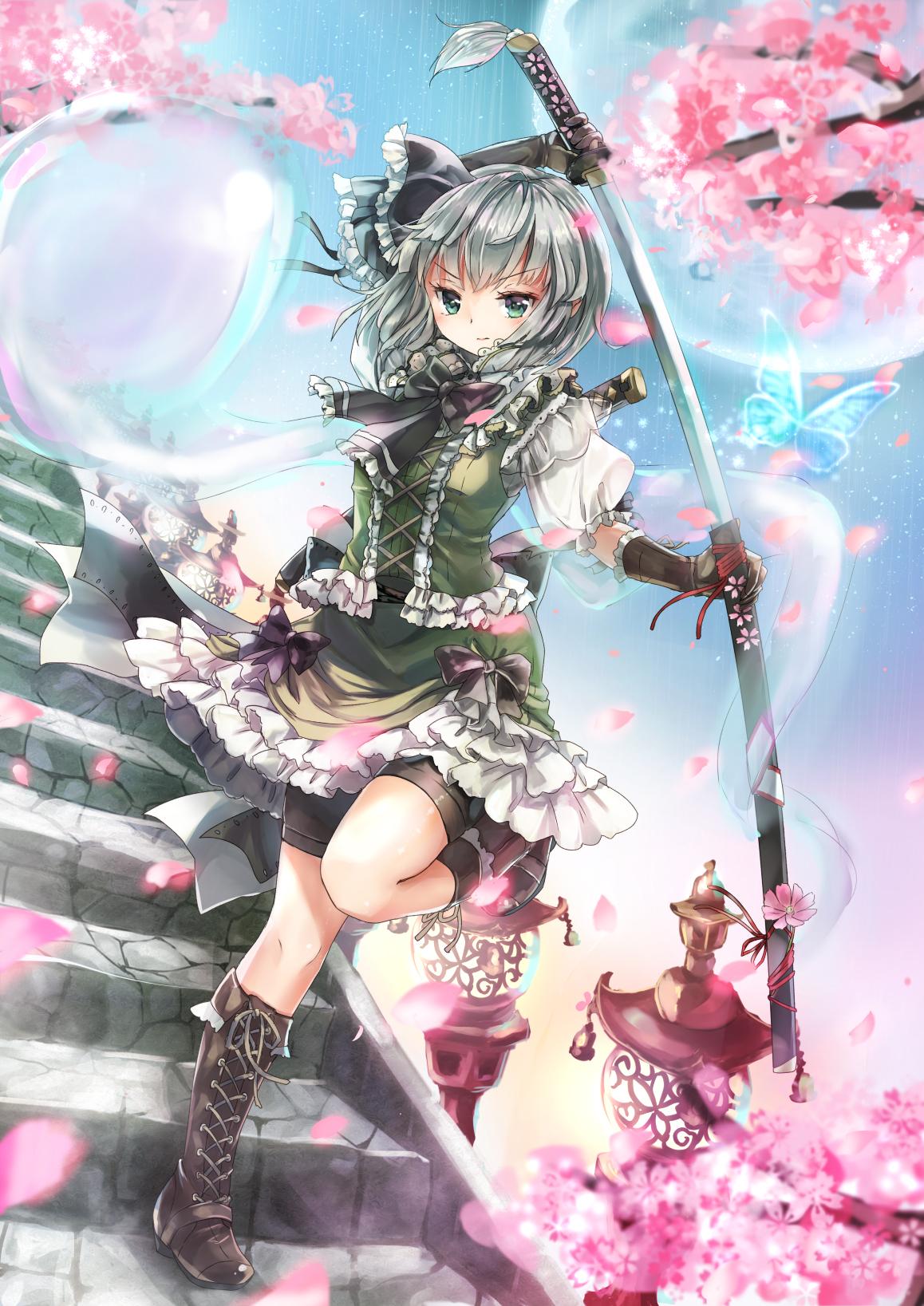 1158x1637 Konpaku Youmu (Youmu Konpaku) Wallpaper Anime Image Board