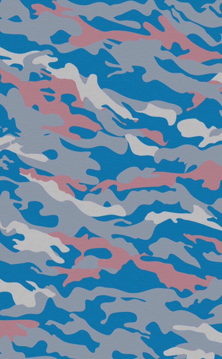 740x1196 Blue Camouflage Wallpaper iPhone Free HD Wallpaper