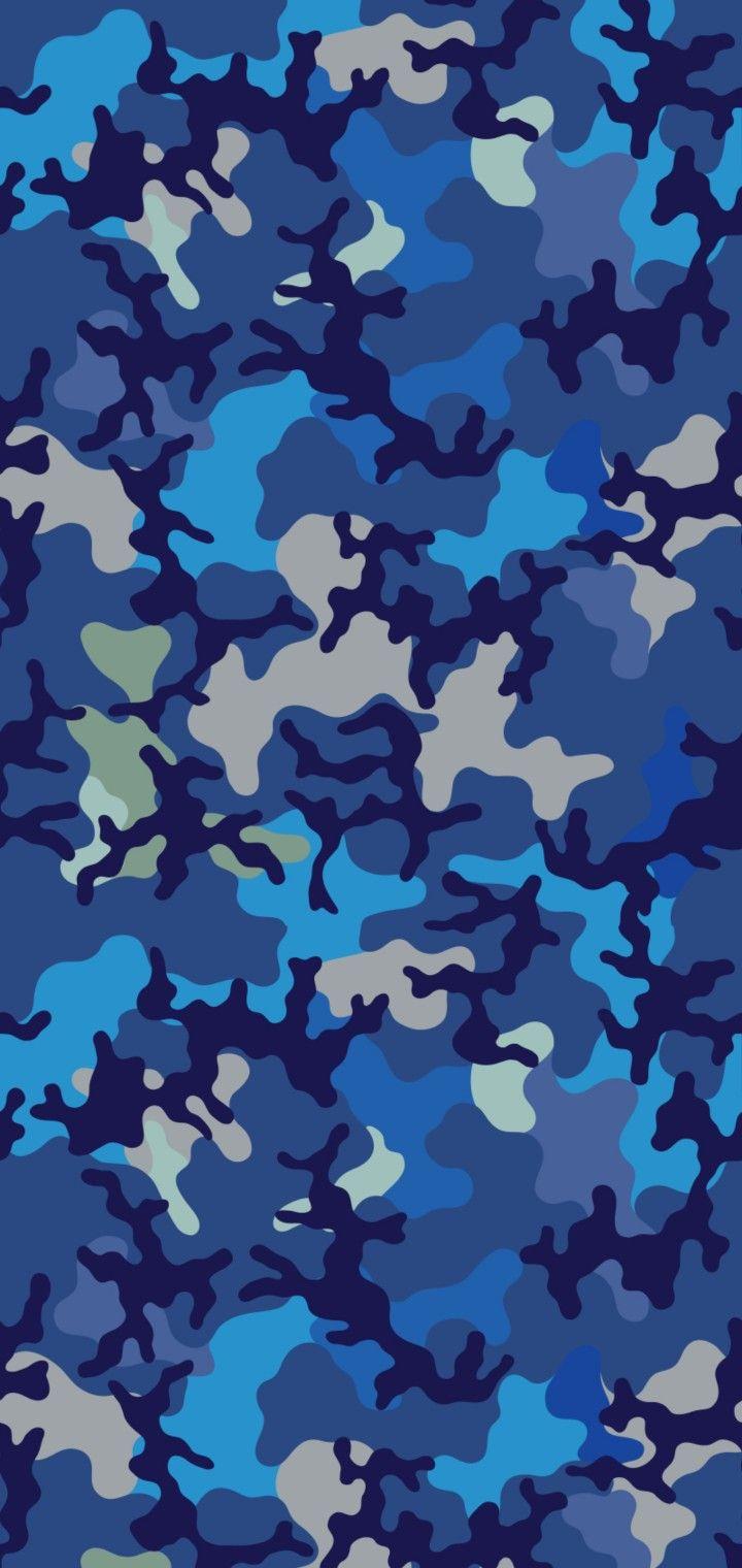 720x1520 Logotipo do jogo. Camo wallpaper, Camouflage wallpaper, Blue camouflage wallpaper