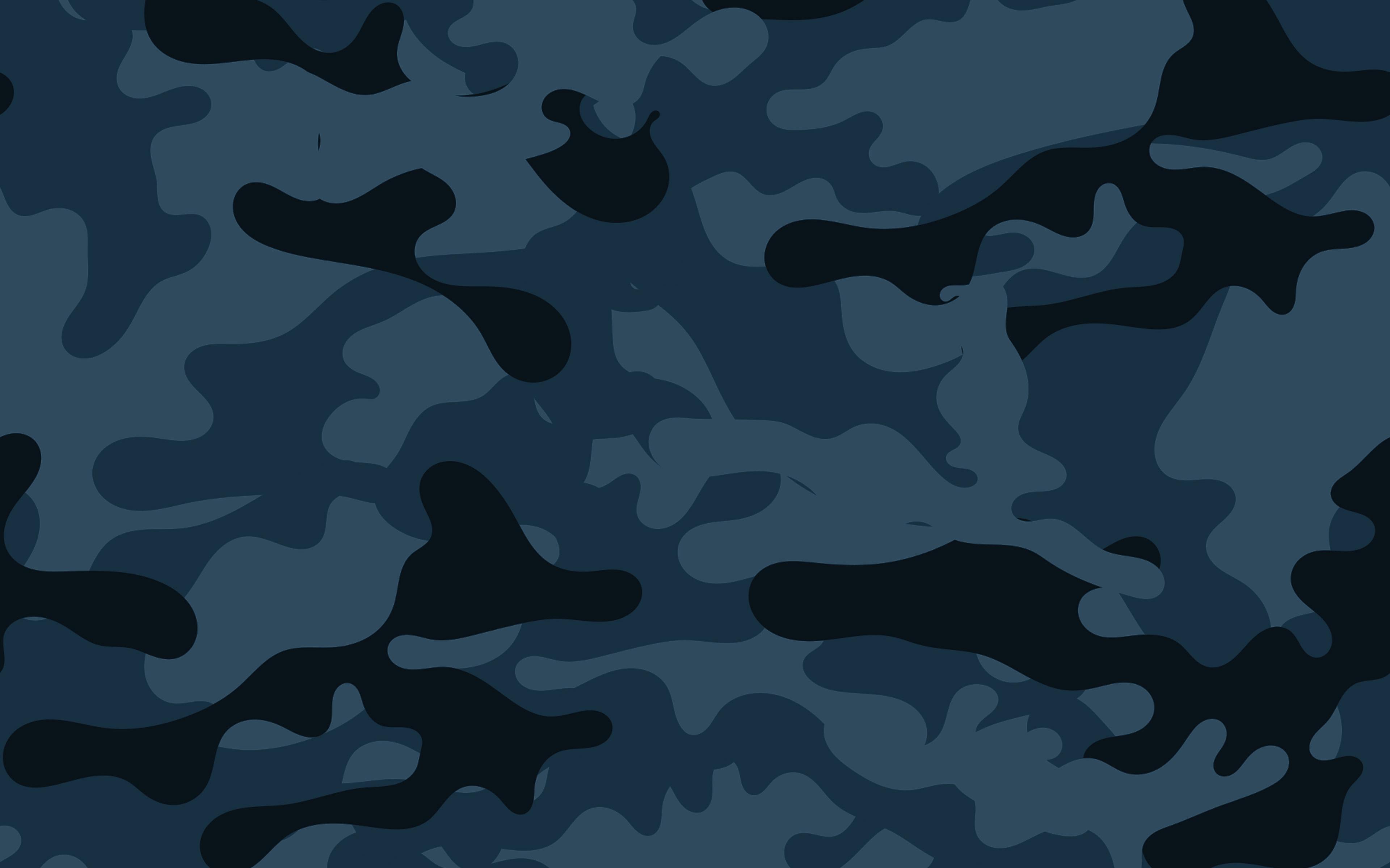 3840x2400 Download wallpaper winter camouflage texture, blue camouflage texture, blue camouflage background, camouflage texture for desktop with resolution 3840x2400. High Quality HD picture wallpaper