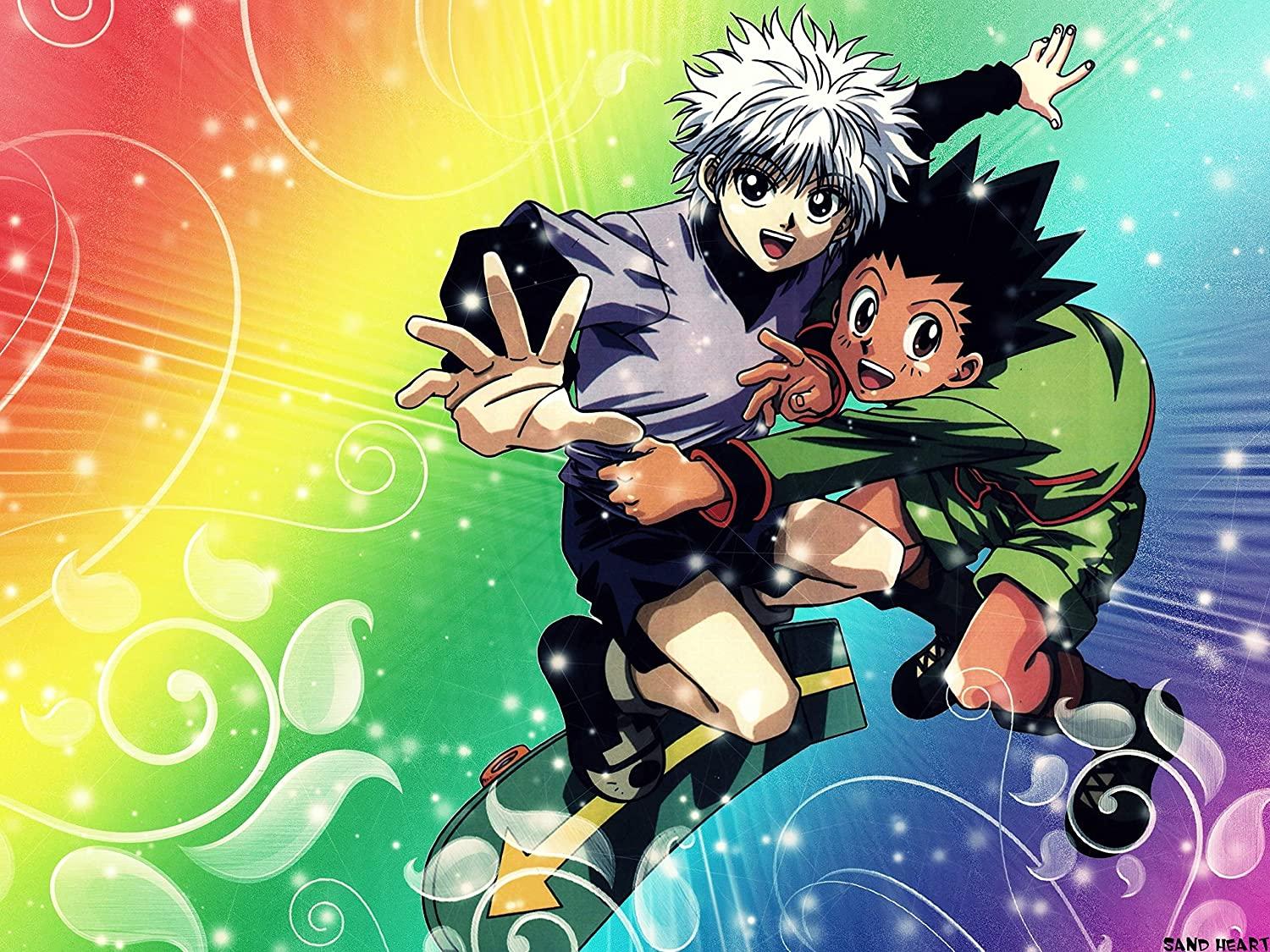 1500x1125 Hunter X Hunter Wallpaper, Killua Poster, Gon Poster, Boys Print, Main Characters Wallpaper, Anime Poster, Art Print: Handmade