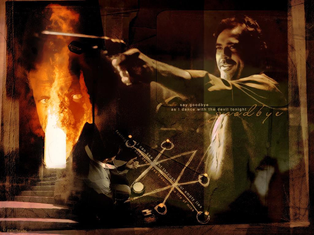 1024x768 John And Azazel Azazel Wallpaper