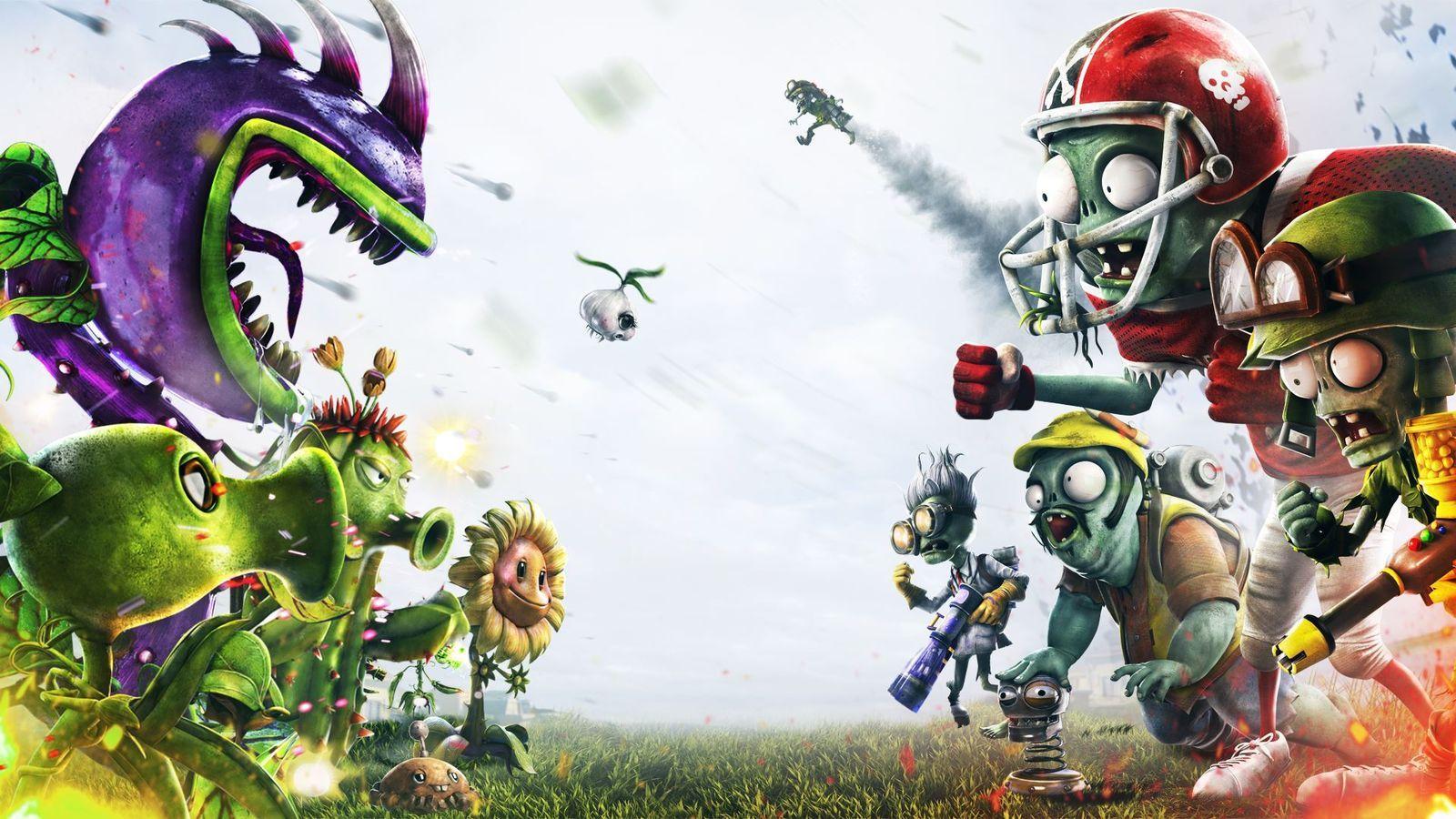 1600x900 EA is giving away free games this weekend only for PlayStation's 20th anniversary. Plants vs zombies, Garden warfare Plants vs zombies art