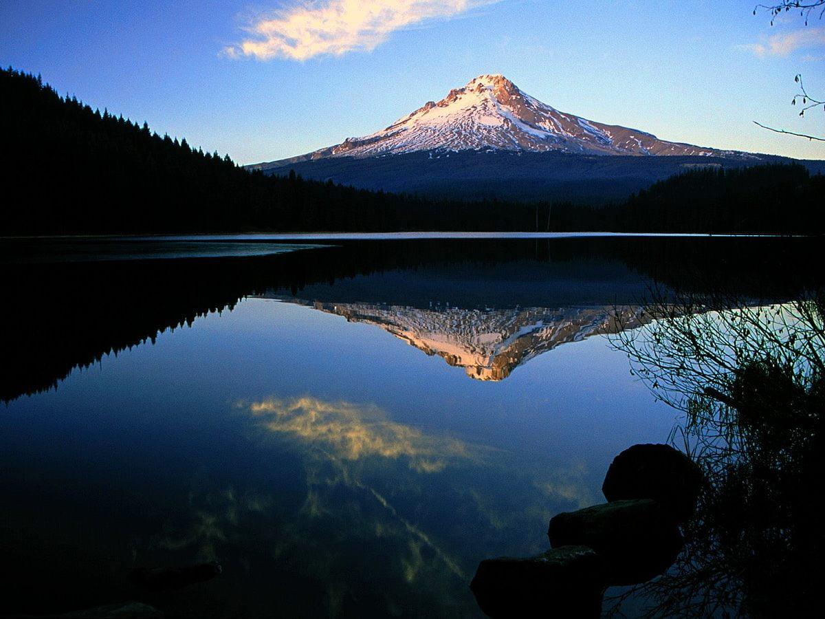 1200x900 Nice image Snowy Mountains, Mt. Hood National Forest, Reflection. Download TOP Free image