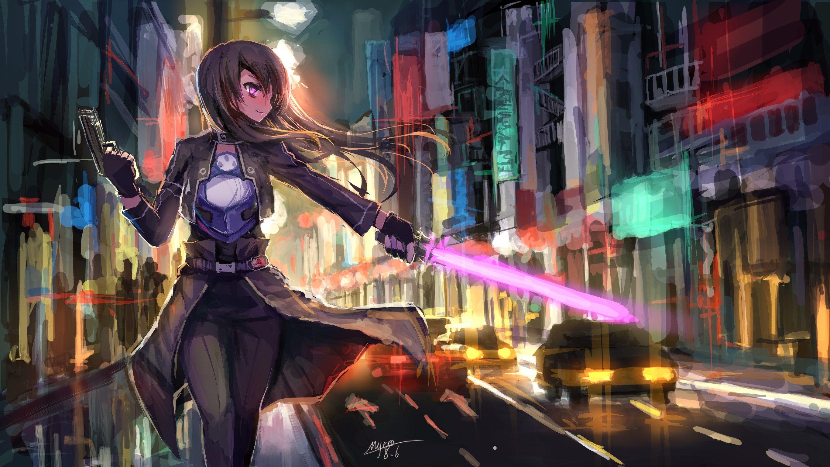 2732x1536 sword art online i like