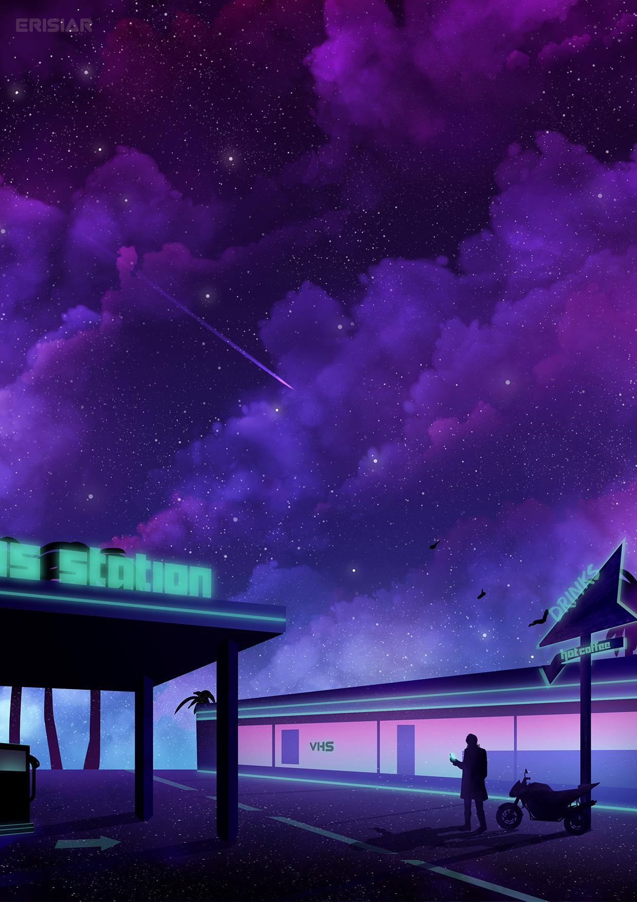 Hình nền Nhà ga khí Neon - Top Những Hình Ảnh Đẹp