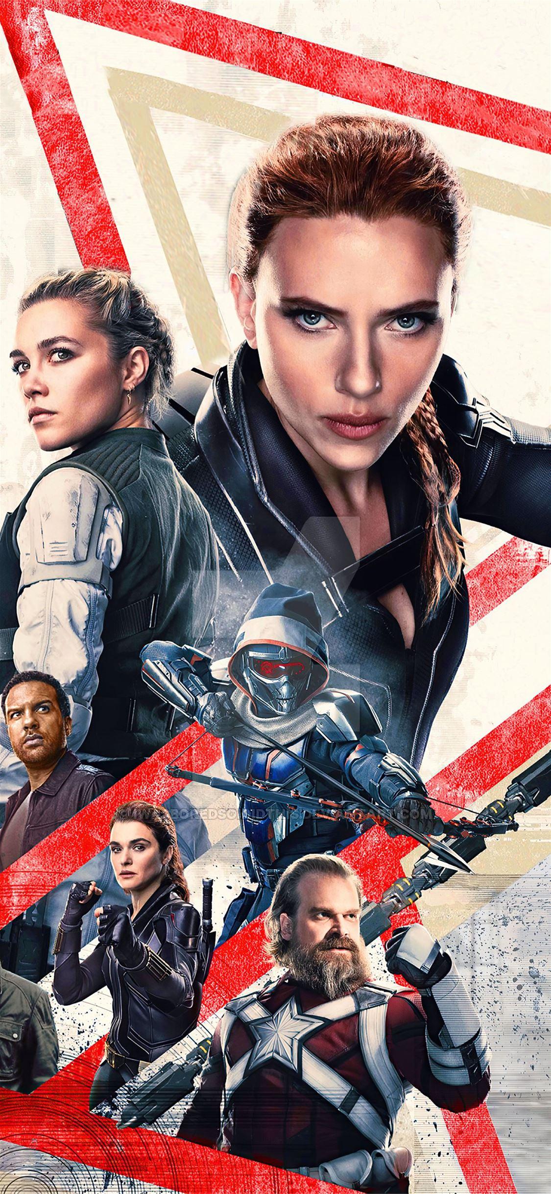 1125x2436 Best Black widow iPhone X HD Wallpaper