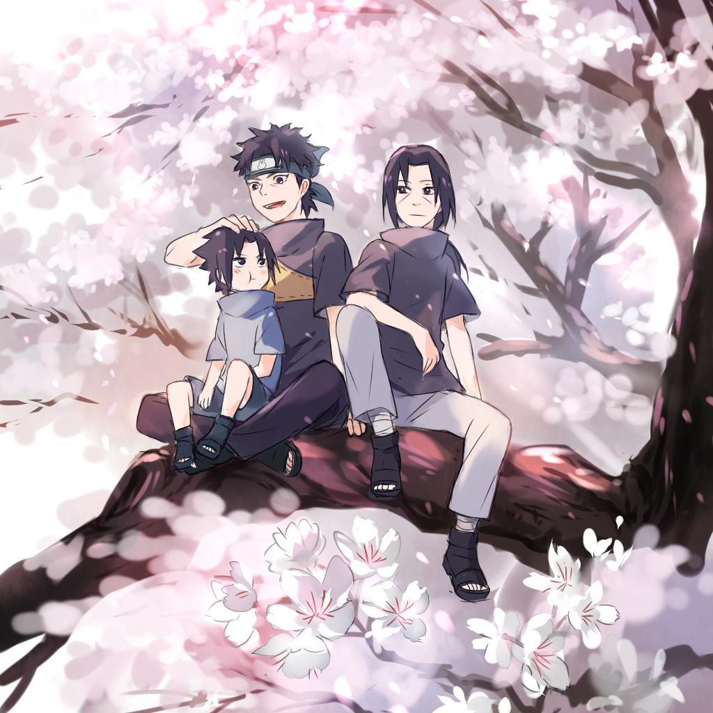 1024x1024 Shisui Uchiha Sasuke And Itachi HD Wallpaper