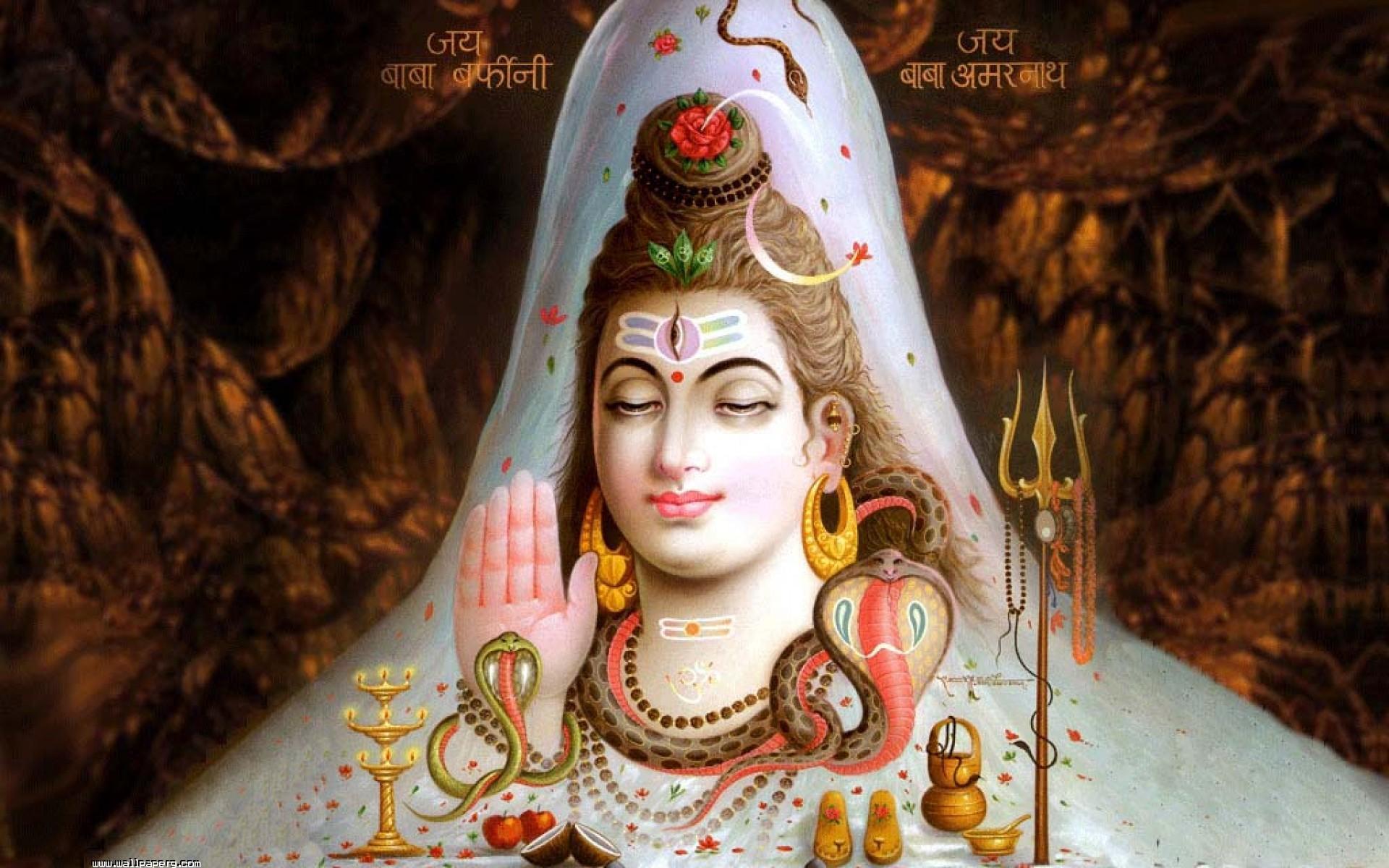 1920x1200 Tải xuống Bhole baba amarnath shivling for maha shivratri - Thần Hindu shiva cho điện thoại di động của bạn