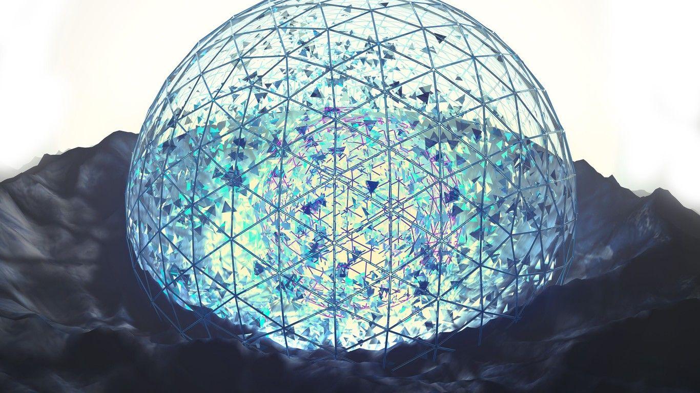 1366x768 Cinema 4d Sphere 1366x768 Resolution HD 4k Wallpaper