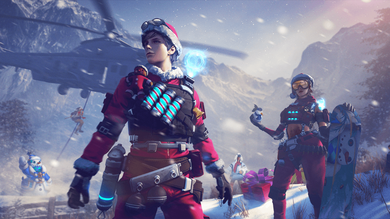1335x751 Free Fire Winterland Wallpaper