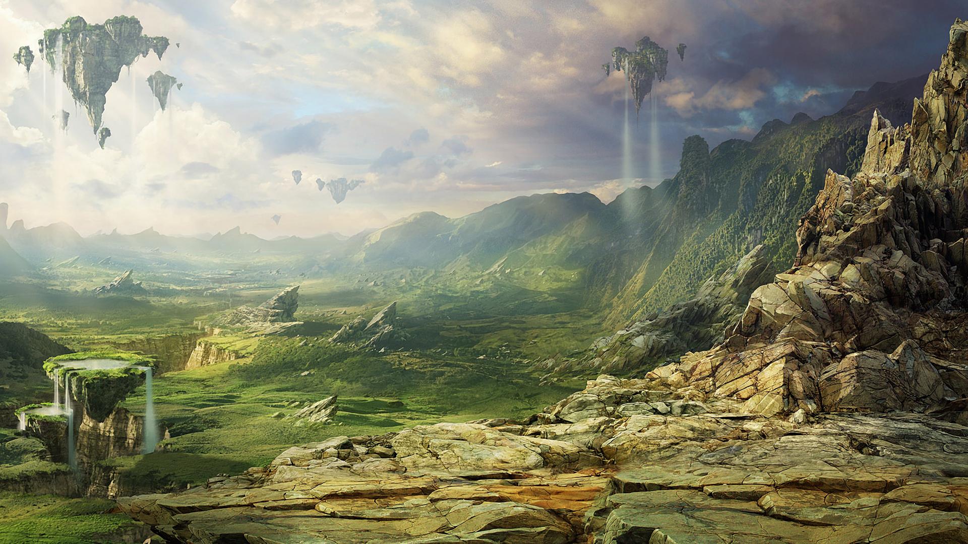 1920x1080 Sci Fi Landscape HD Wallpaper