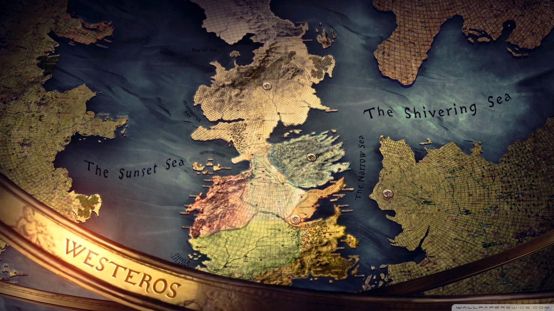 1920x1080 Map of Westeros