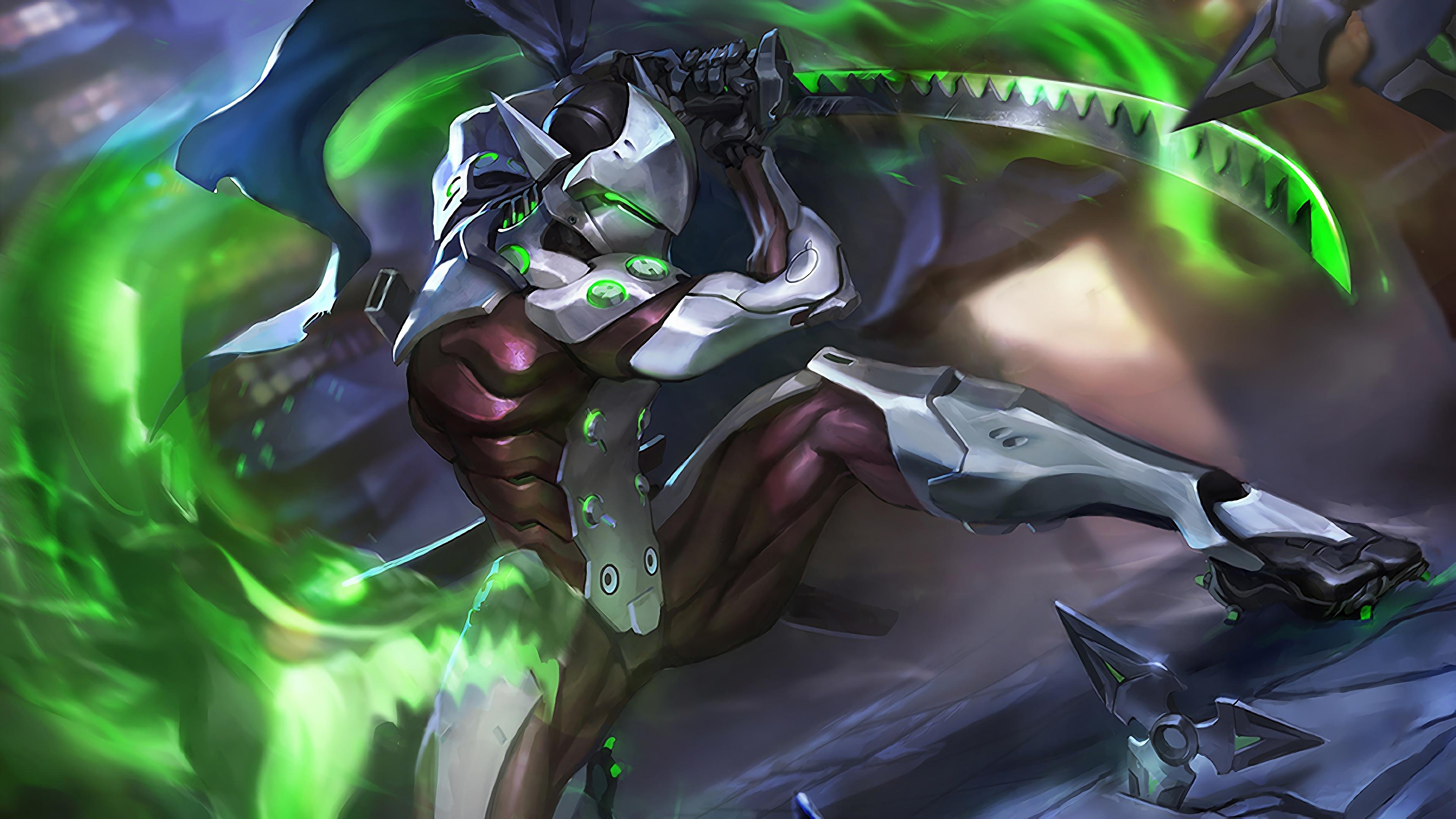 3840x2160 Genji Overwatch 4K